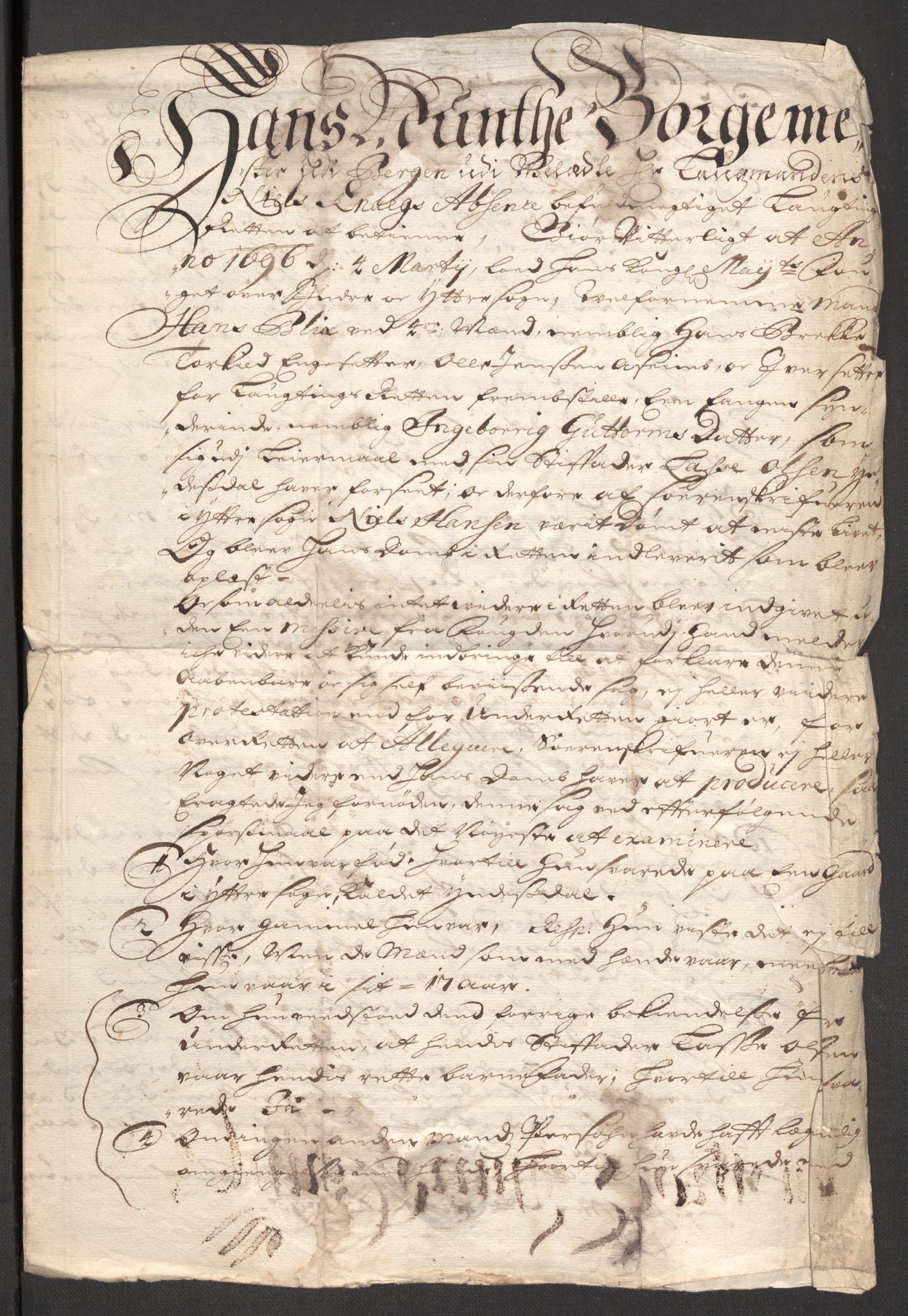 Rentekammeret inntil 1814, Reviderte regnskaper, Fogderegnskap, RA/EA-4092/R52/L3309: Fogderegnskap Sogn, 1696-1697, s. 220