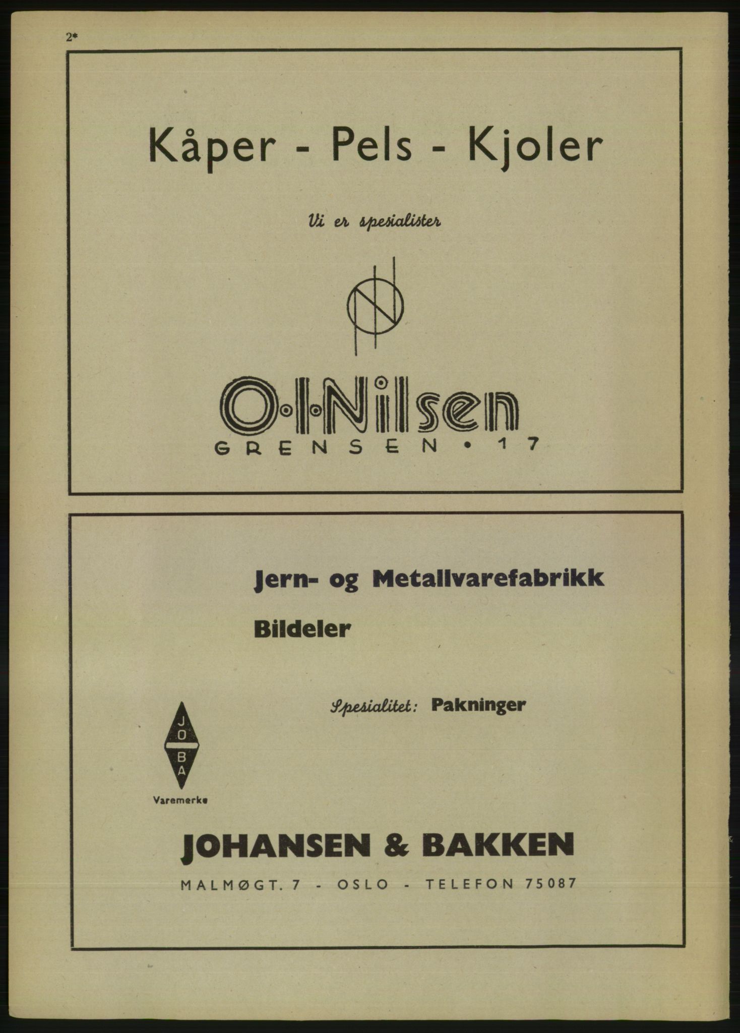 Kristiania/Oslo adressebok, PUBL/-, 1946, s. 2