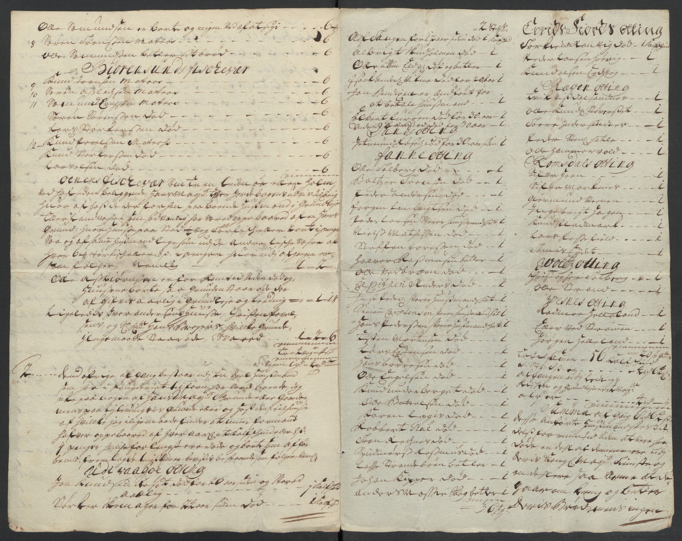 Rentekammeret inntil 1814, Reviderte regnskaper, Fogderegnskap, AV/RA-EA-4092/R55/L3658: Fogderegnskap Romsdal, 1707-1708, s. 400