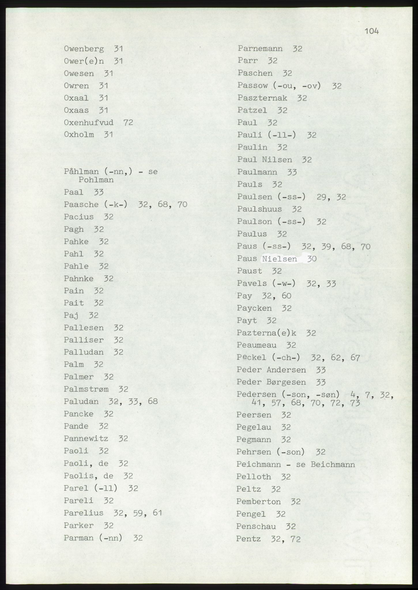 Lassens samlinger, RA/PA-0051, s. 104