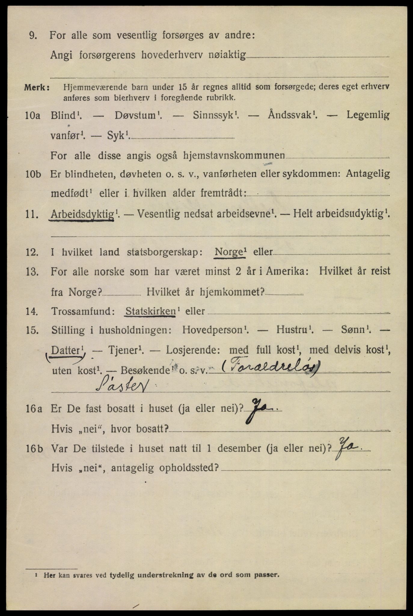 SAKO, Folketelling 1920 for 0801 Kragerø kjøpstad, 1920, s. 5780