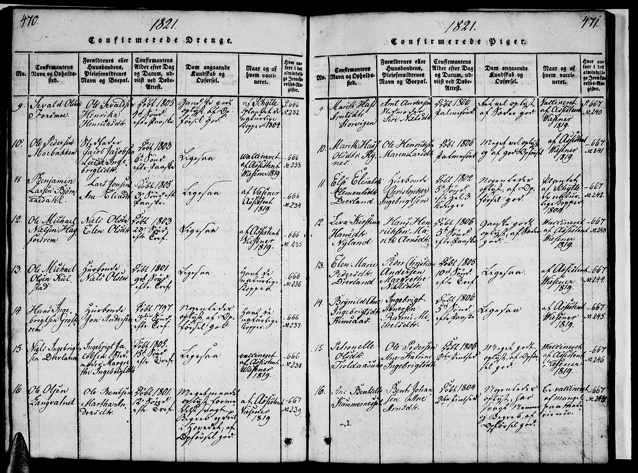 Ministerialprotokoller, klokkerbøker og fødselsregistre - Nordland, AV/SAT-A-1459/820/L0299: Klokkerbok nr. 820C01, 1820-1825, s. 470-471