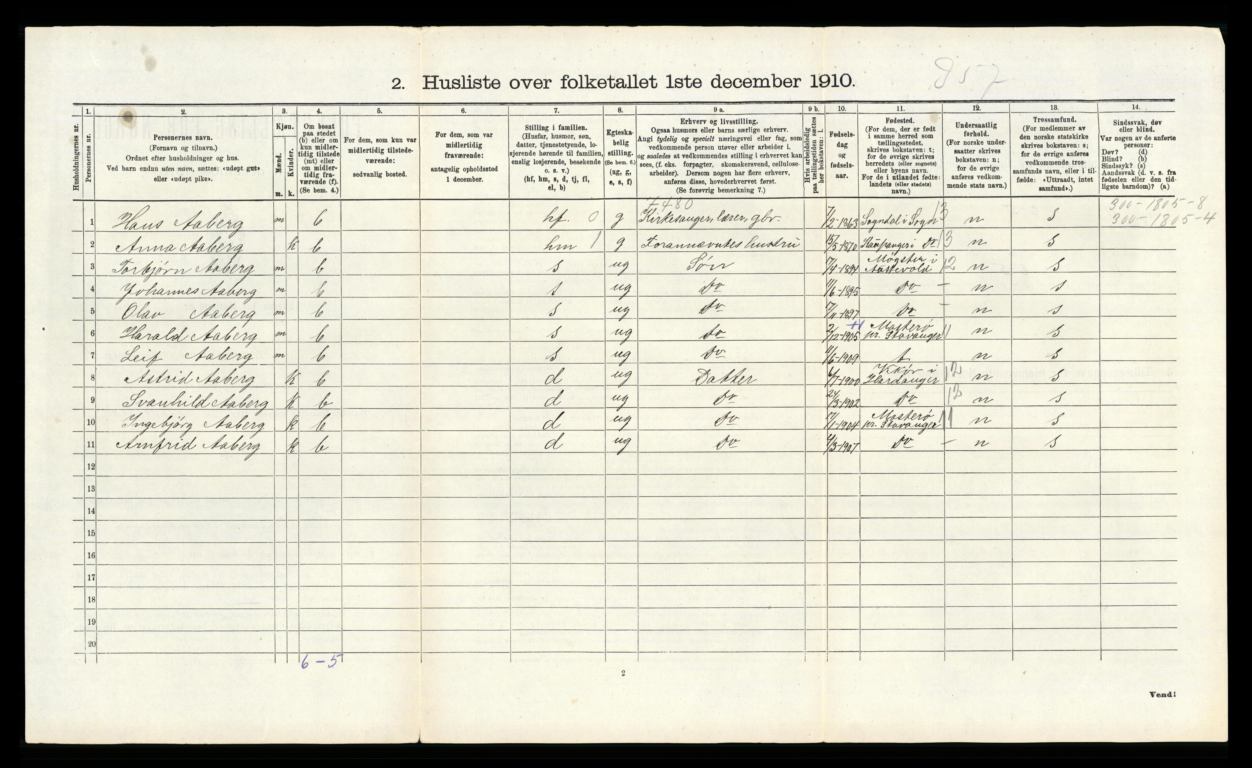 RA, Folketelling 1910 for 1258 Herdla herred, 1910, s. 355