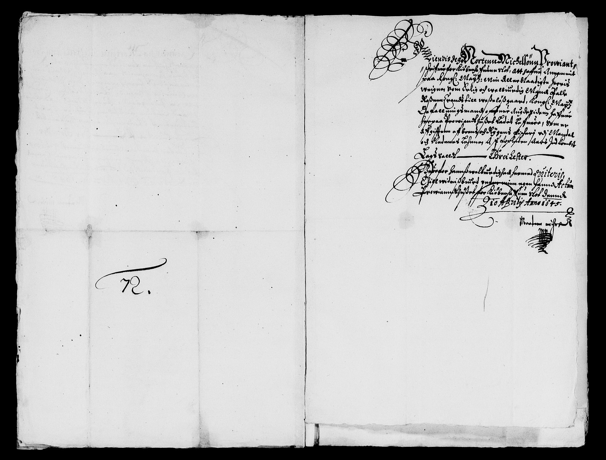 Rentekammeret inntil 1814, Reviderte regnskaper, Lensregnskaper, AV/RA-EA-5023/R/Rb/Rbq/L0034: Nedenes len. Mandals len. Råbyggelag., 1643-1646