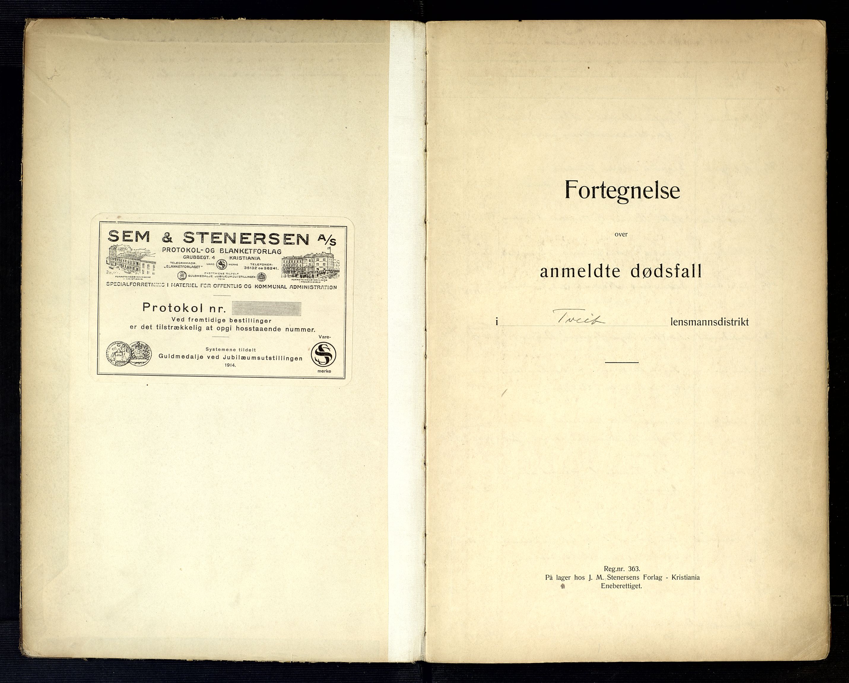 Tveit lensmannskontor, AV/SAK-1241-0046/F/Fe/L0002: Anmeldte dødsfall nr 41, 1925-1949