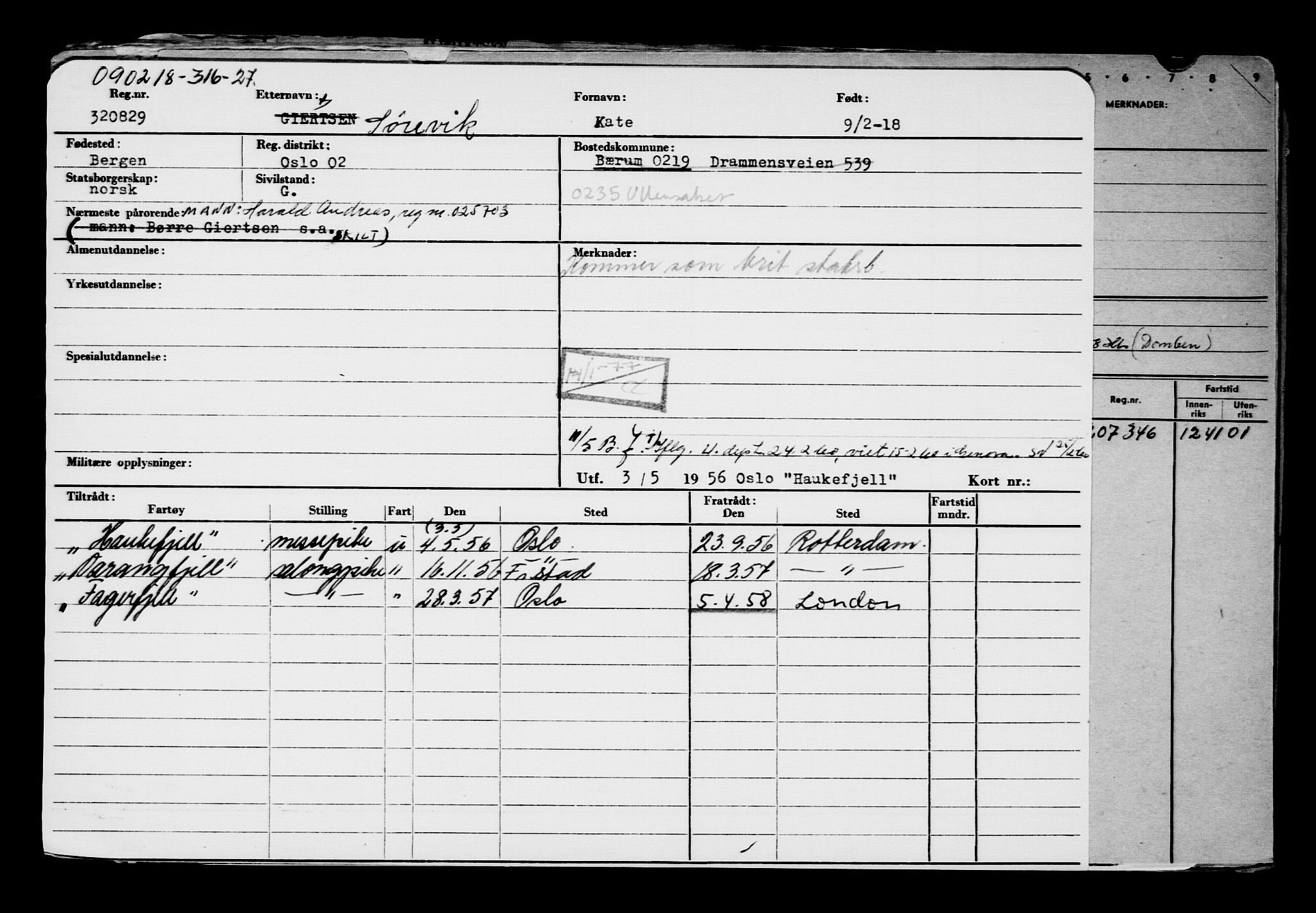 Direktoratet for sjømenn, AV/RA-S-3545/G/Gb/L0155: Hovedkort, 1918, s. 435