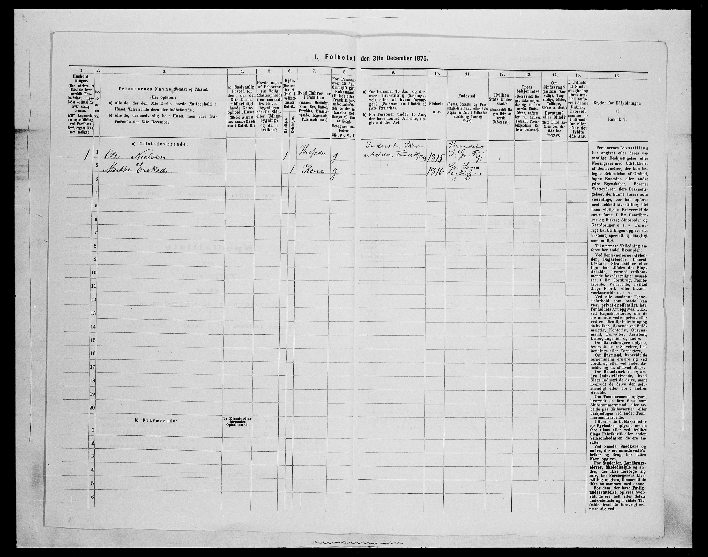 SAH, Folketelling 1875 for 0534P Gran prestegjeld, 1875, s. 1024