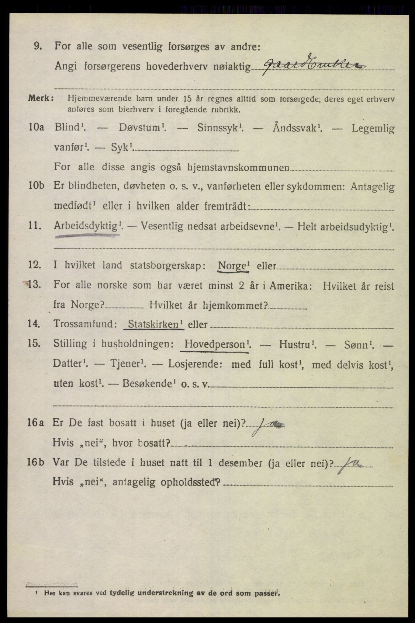 SAK, Folketelling 1920 for 1027 Konsmo herred, 1920, s. 1145