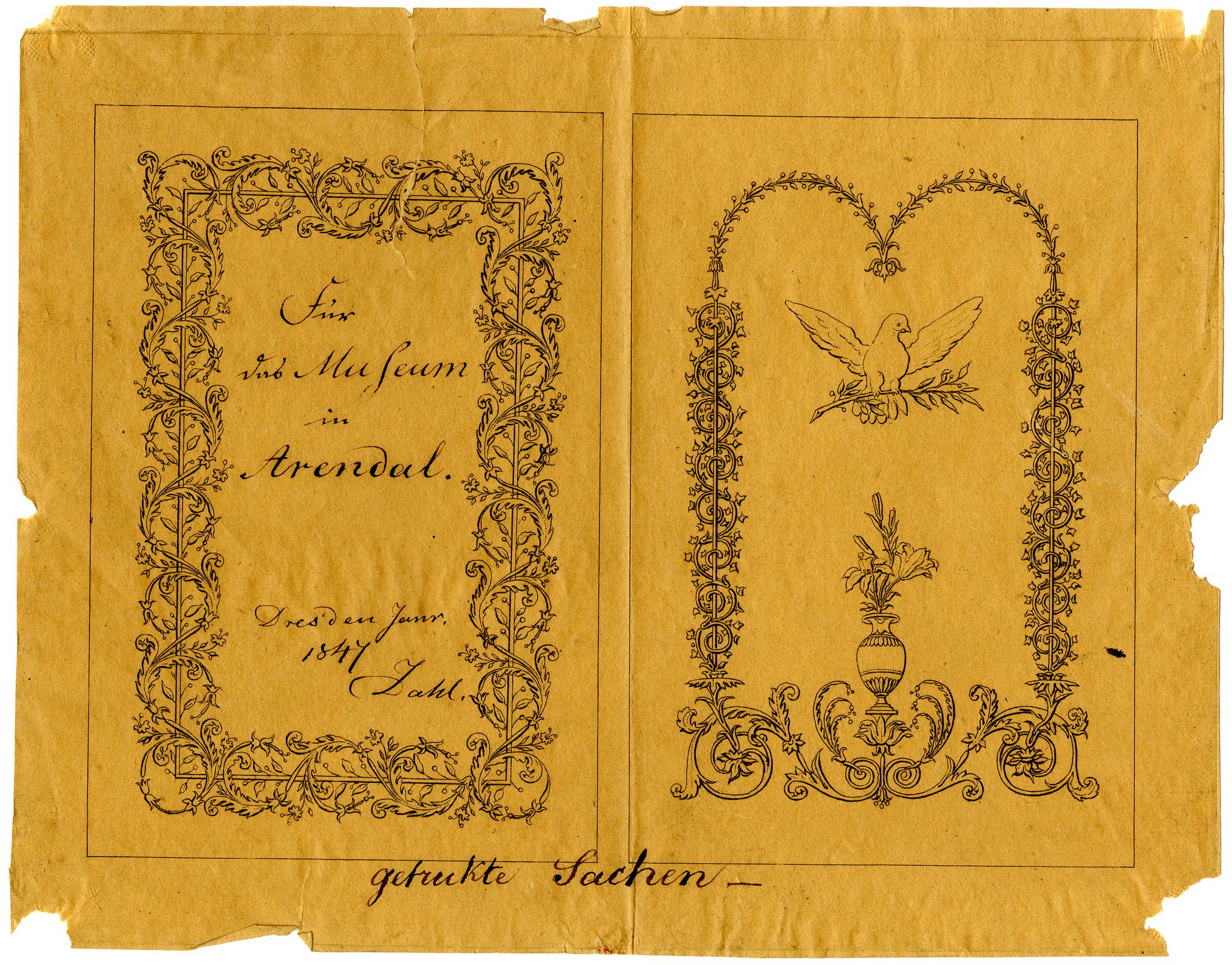 Diderik Maria Aalls brevsamling, NF/Ark-1023/F/L0002: D.M. Aalls brevsamling. B - C, 1799-1889, s. 433