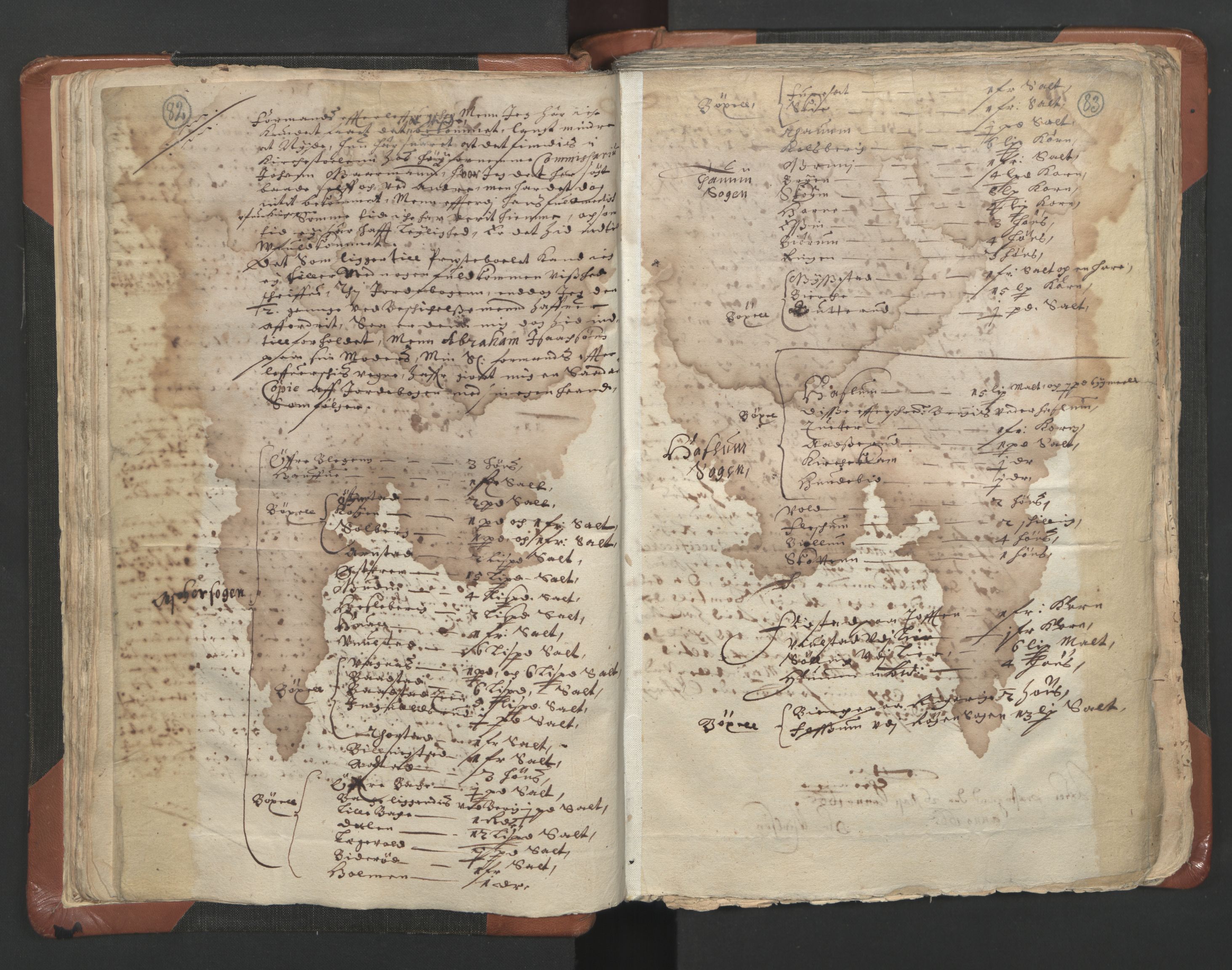 RA, Sogneprestenes manntall 1664-1666, nr. 9: Bragernes prosti, 1664-1666, s. 82-83