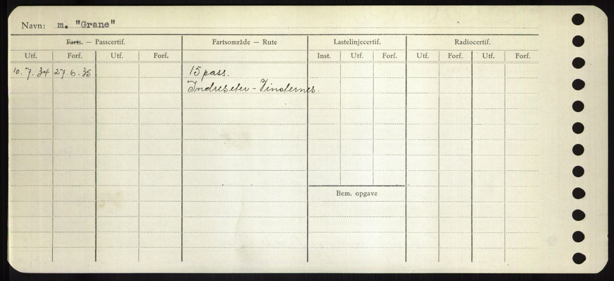 Sjøfartsdirektoratet med forløpere, Skipsmålingen, RA/S-1627/H/Hd/L0013: Fartøy, Gne-Gås, s. 140