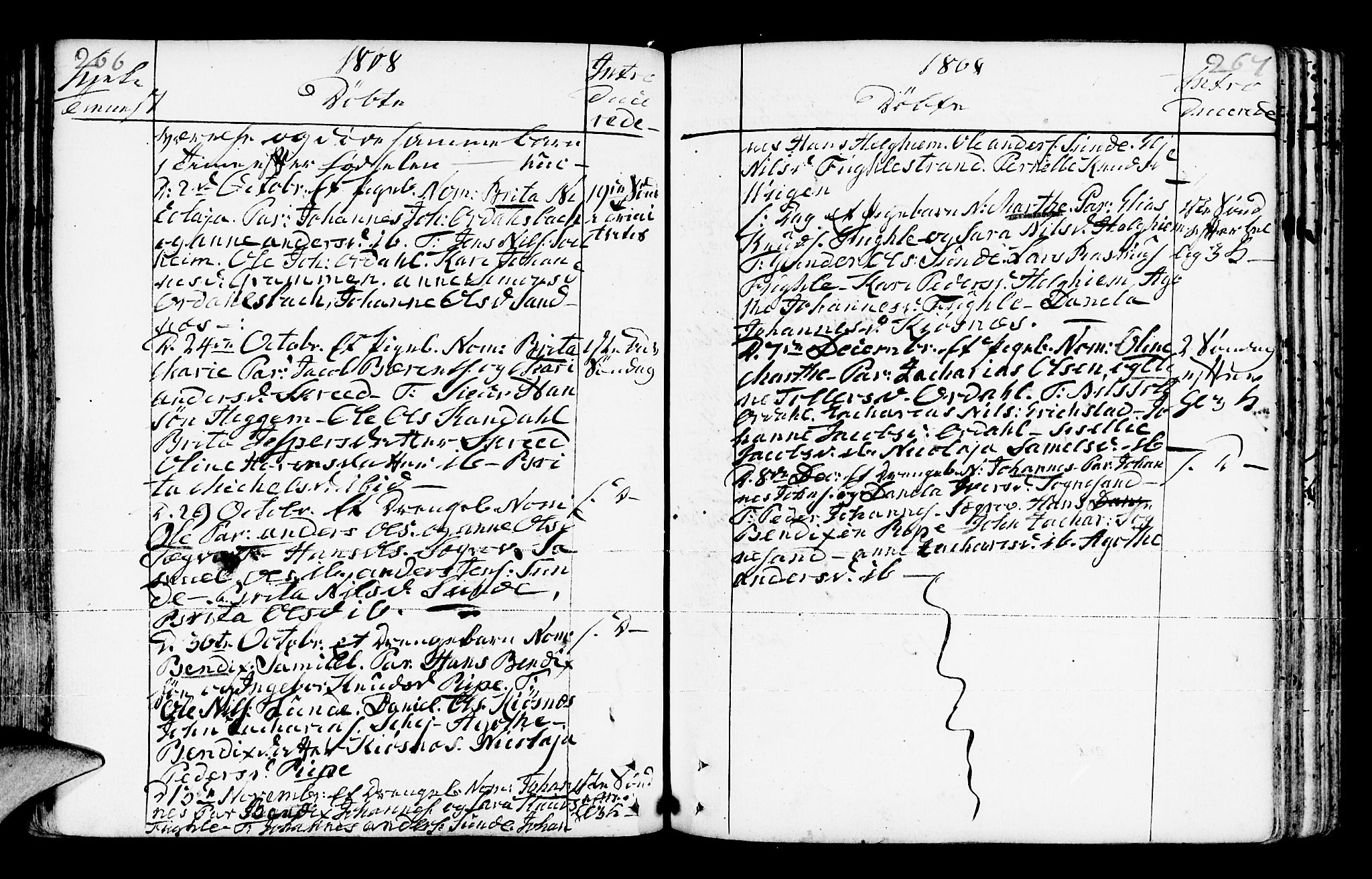 Jølster sokneprestembete, SAB/A-80701/H/Haa/Haaa/L0006: Ministerialbok nr. A 6, 1790-1821, s. 266-267