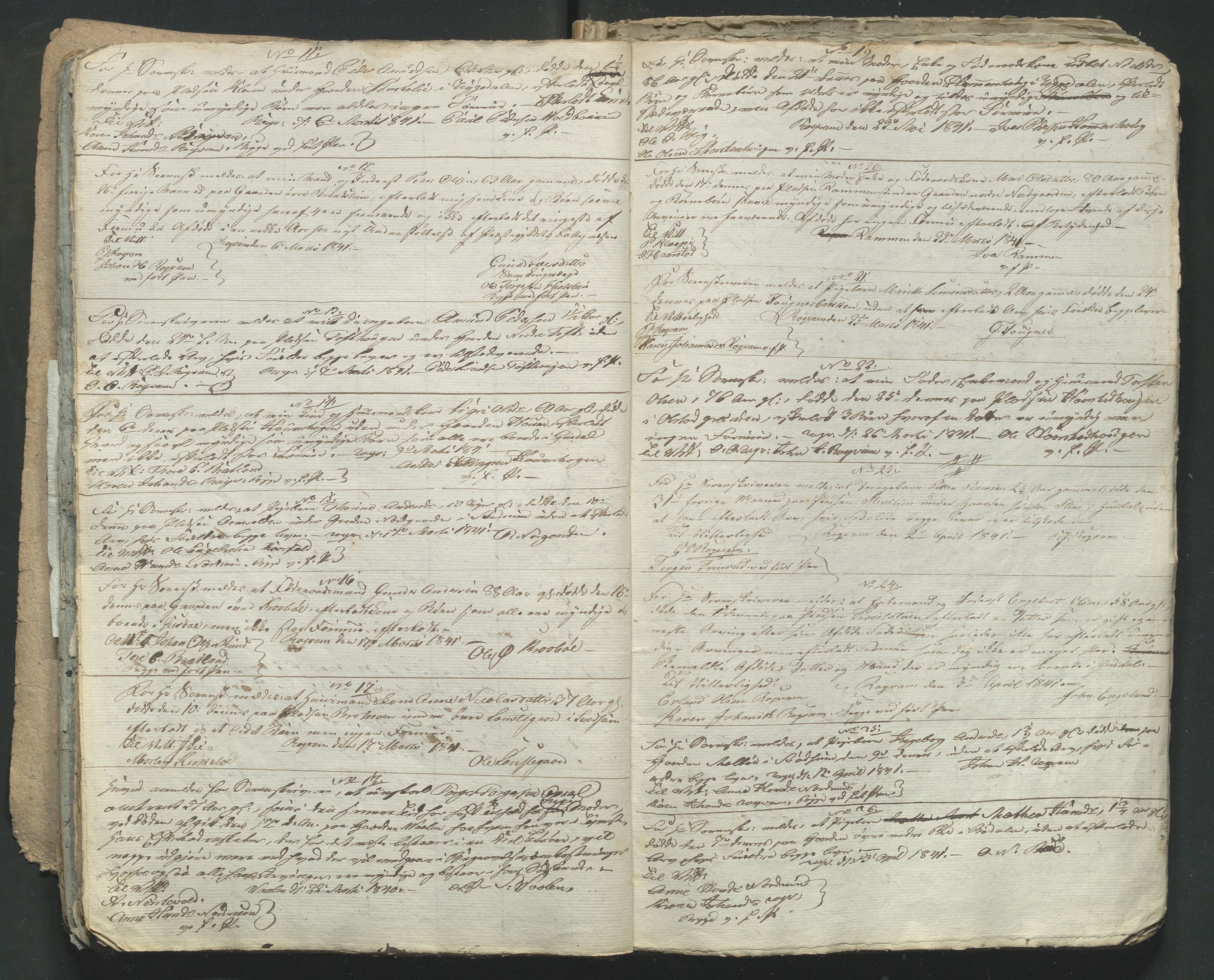 Gausdal lensmannskontor (nedlagt 31.10.1909), AV/SAH-PGG-013/H/Ha/Haa/L0001/0001: Dødsfallsprotokoller / Dødsfallsprotokoll, 1832-1861