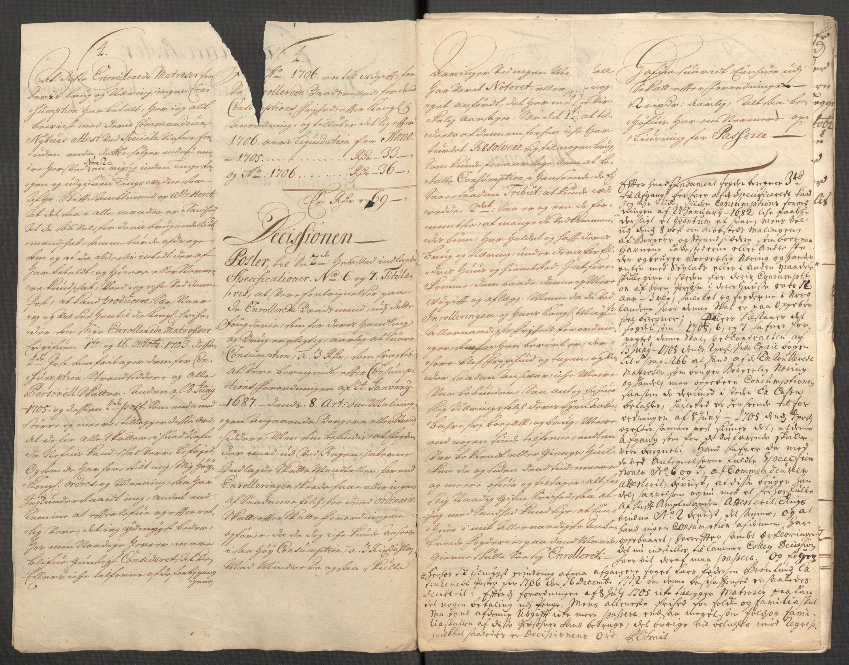 Rentekammeret inntil 1814, Reviderte regnskaper, Fogderegnskap, AV/RA-EA-4092/R64/L4430: Fogderegnskap Namdal, 1707-1708, s. 487