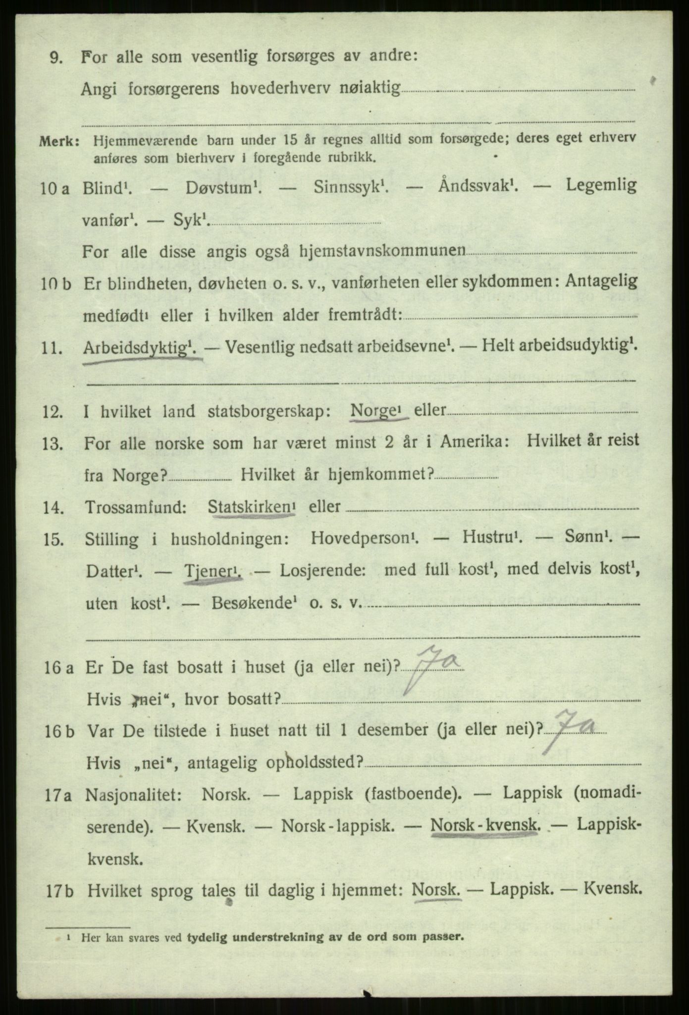 SATØ, Folketelling 1920 for 1933 Balsfjord herred, 1920, s. 4155