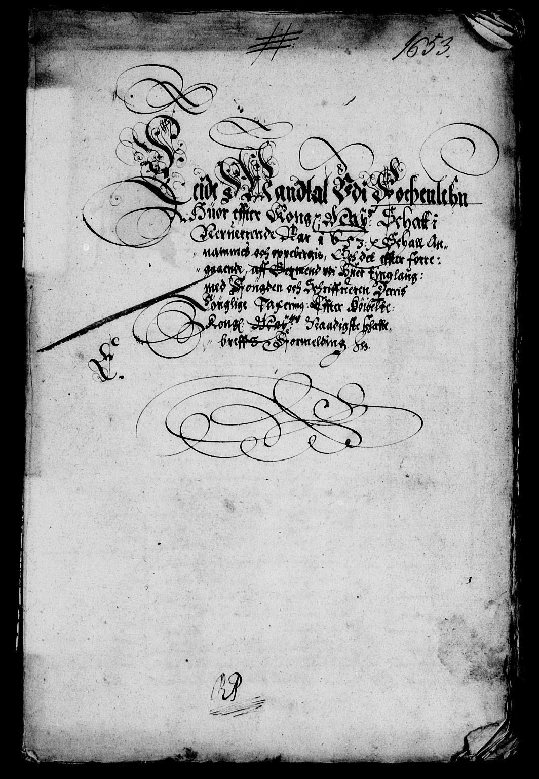 Rentekammeret inntil 1814, Reviderte regnskaper, Lensregnskaper, AV/RA-EA-5023/R/Rb/Rbw/L0112: Trondheim len, 1653