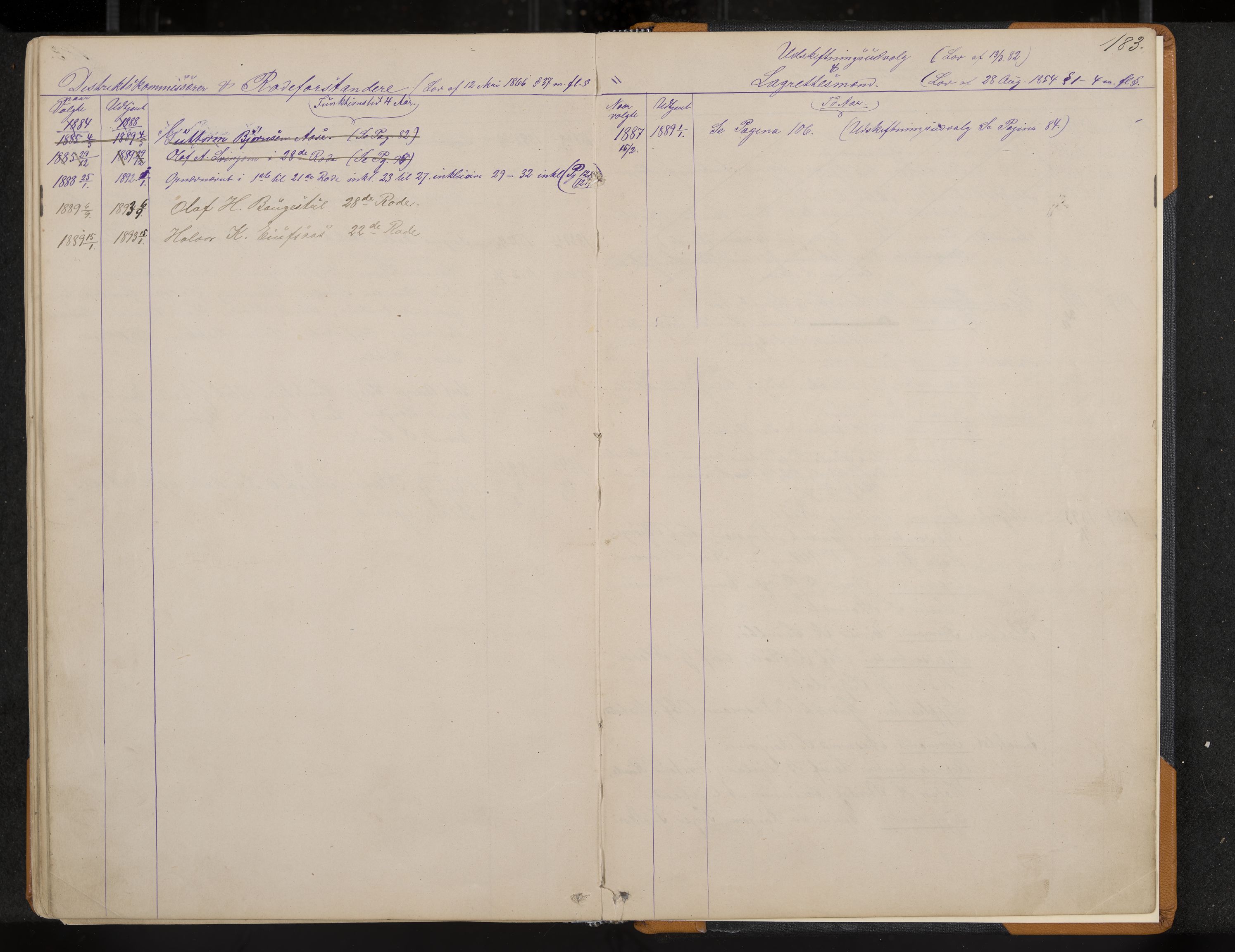 Seljord formannskap og sentraladministrasjon, IKAK/0828021/A/Aa/L0002: Møtebok med register, 1879-1890, s. 183