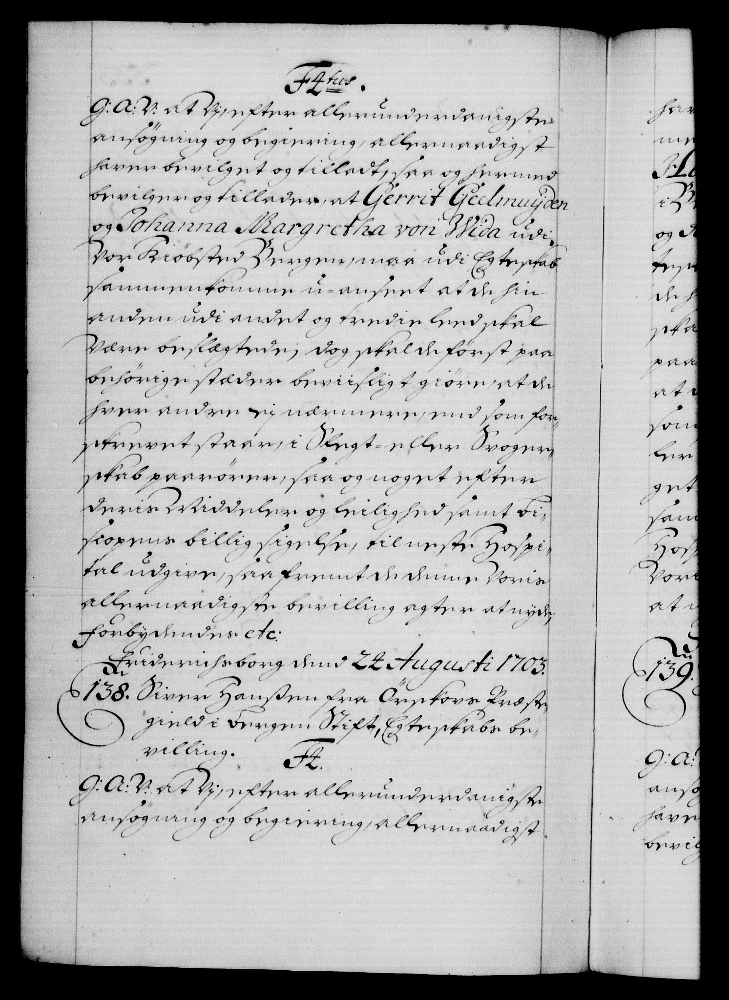 Danske Kanselli 1572-1799, RA/EA-3023/F/Fc/Fca/Fcaa/L0018: Norske registre, 1699-1703, s. 533b