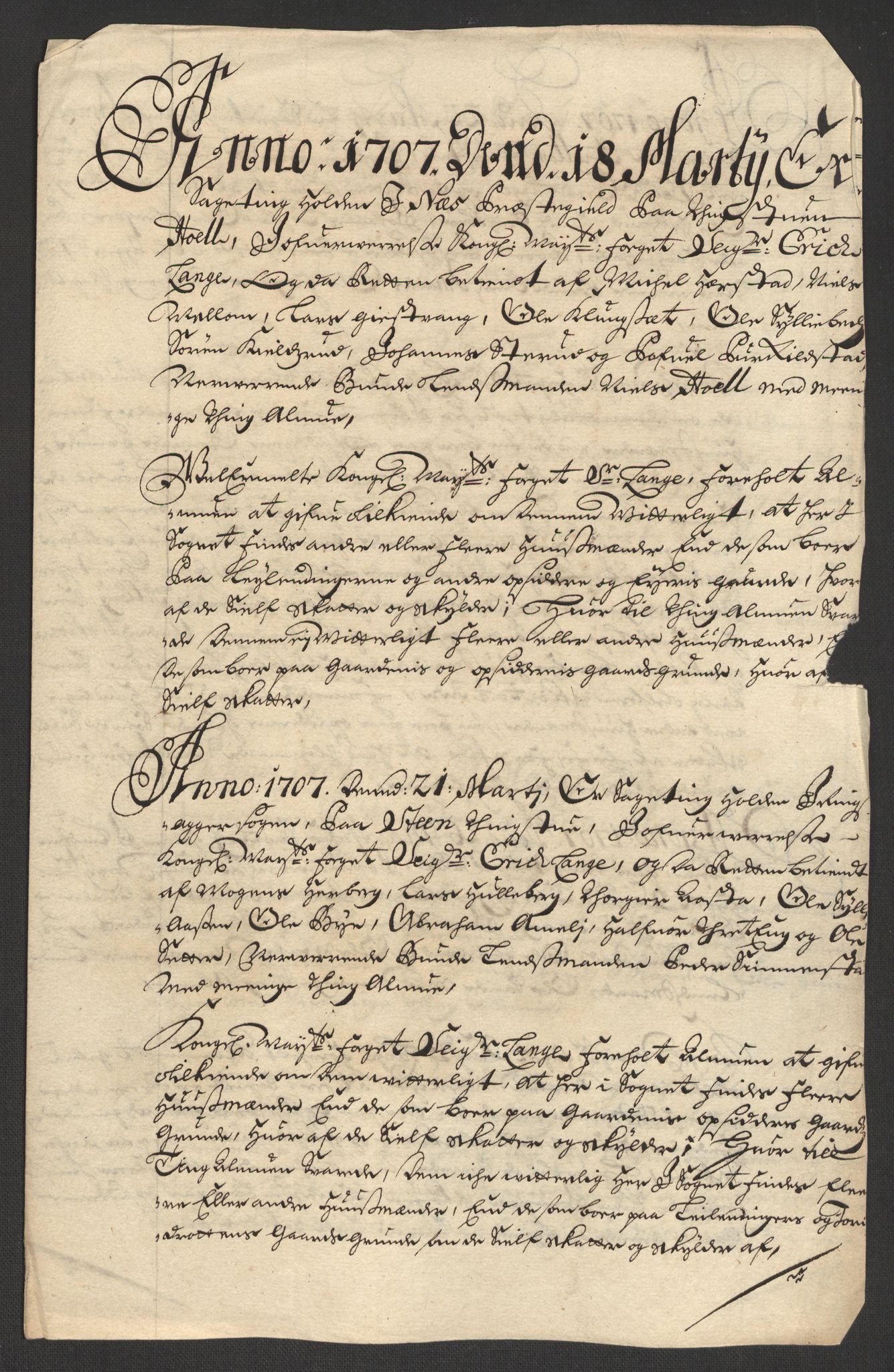 Rentekammeret inntil 1814, Reviderte regnskaper, Fogderegnskap, AV/RA-EA-4092/R16/L1043: Fogderegnskap Hedmark, 1706-1707, s. 358