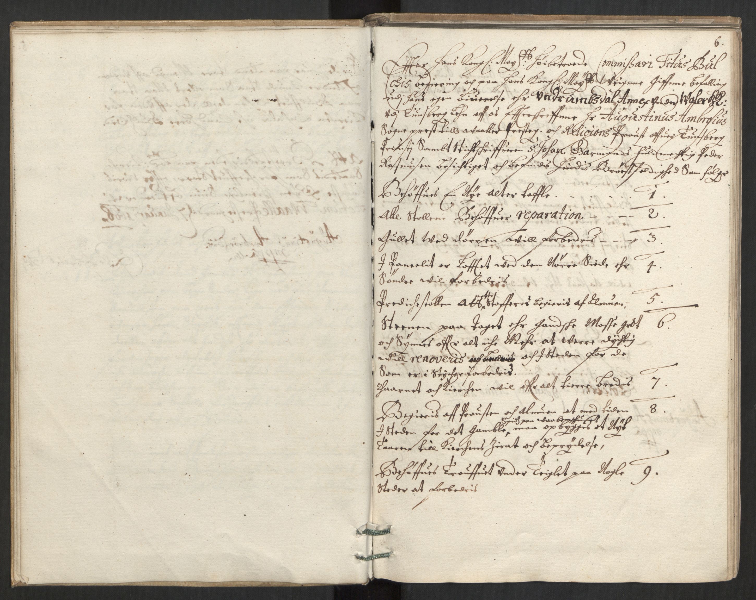 Rentekammeret inntil 1814, Reviderte regnskaper, Kirkeregnskap, AV/RA-EA-4067/Ra/L0027/0002: Kirkeregnskap / Besiktigelser over kirkene i Tønsberg len og Brunla len, 1666, s. 5b-6a