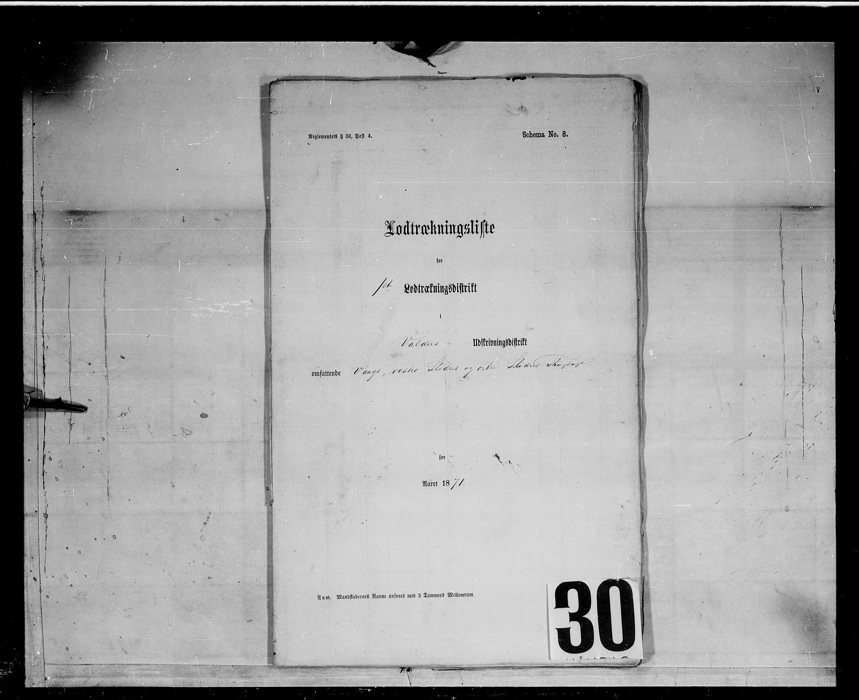 Fylkesmannen i Oppland, SAH/FYO-002/1/K/Kg/L1171: Øystre og Vestre Slidre, Vang i Valdres, 1860-1879, s. 248