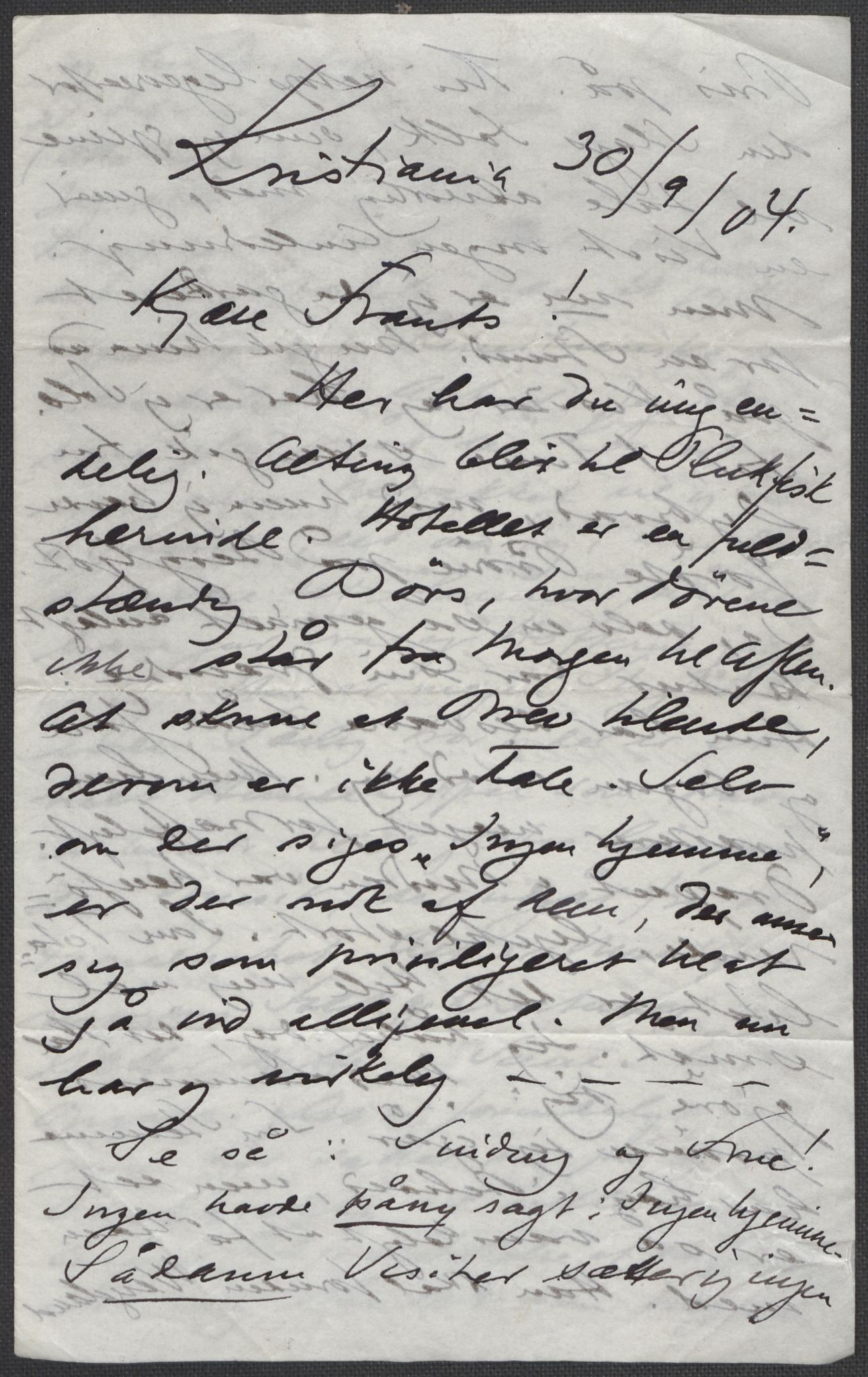 Beyer, Frants, RA/PA-0132/F/L0001: Brev fra Edvard Grieg til Frantz Beyer og "En del optegnelser som kan tjene til kommentar til brevene" av Marie Beyer, 1872-1907, s. 760