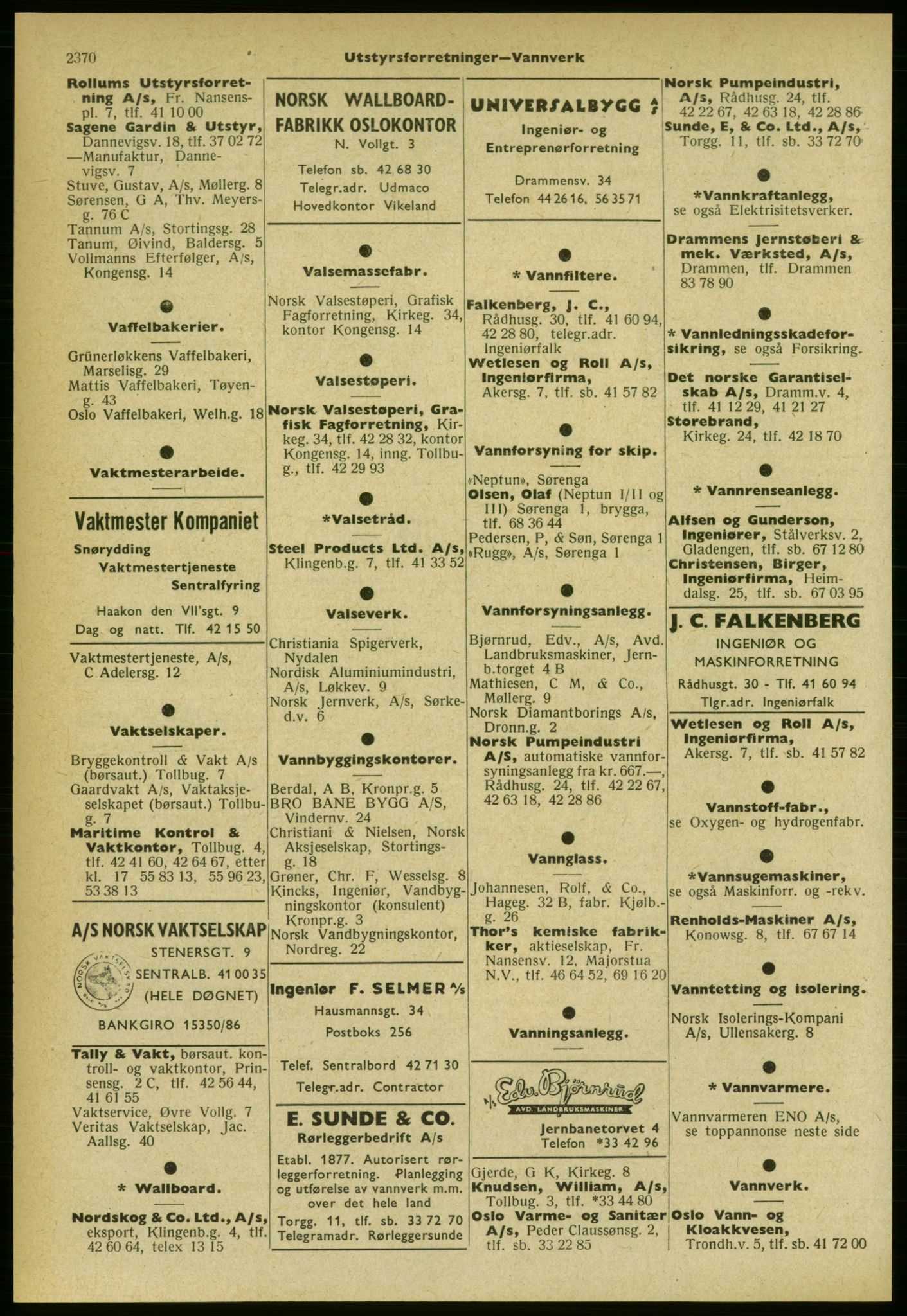 Kristiania/Oslo adressebok, PUBL/-, 1959-1960, s. 2370