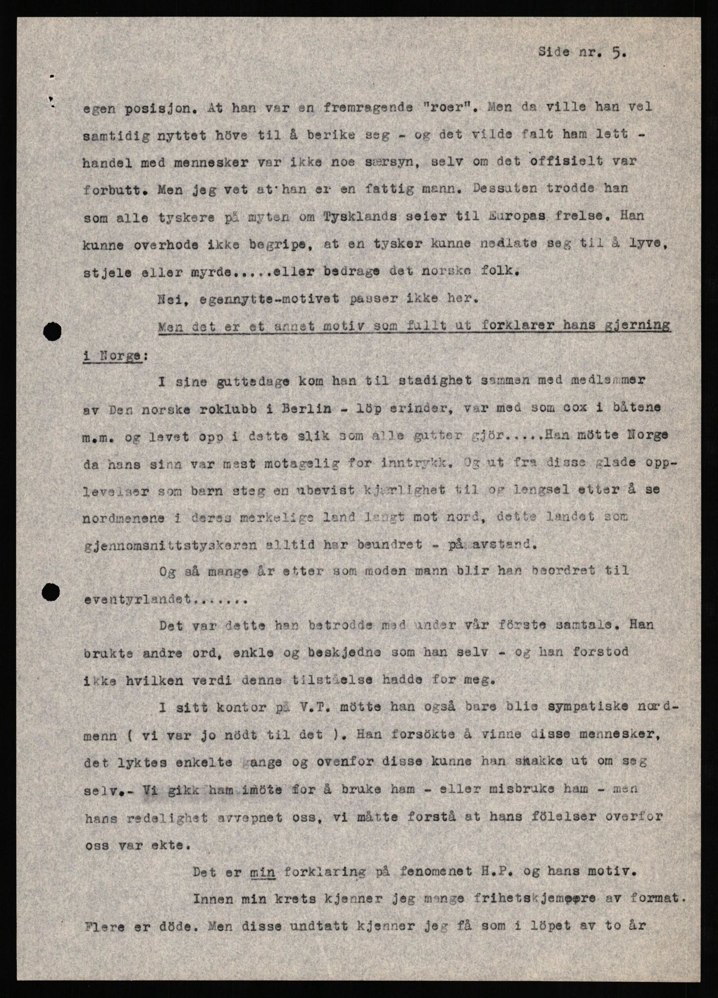 Forsvaret, Forsvarets overkommando II, AV/RA-RAFA-3915/D/Db/L0025: CI Questionaires. Tyske okkupasjonsstyrker i Norge. Tyskere., 1945-1946, s. 397