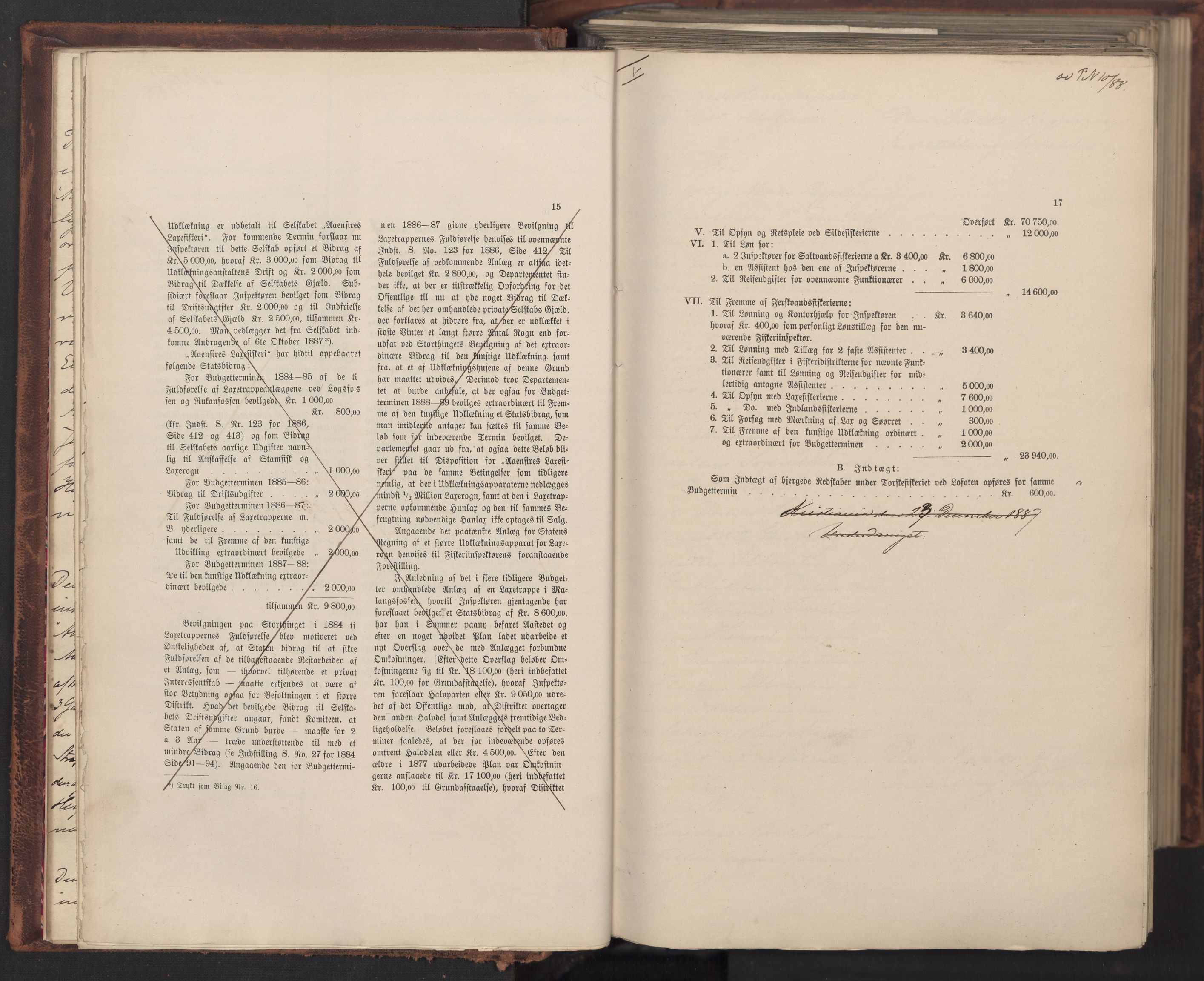 Statsrådssekretariatet, AV/RA-S-1001/A/Ab/L0151: Kgl. res. nr. 1-1281, 1. halvår, 1888