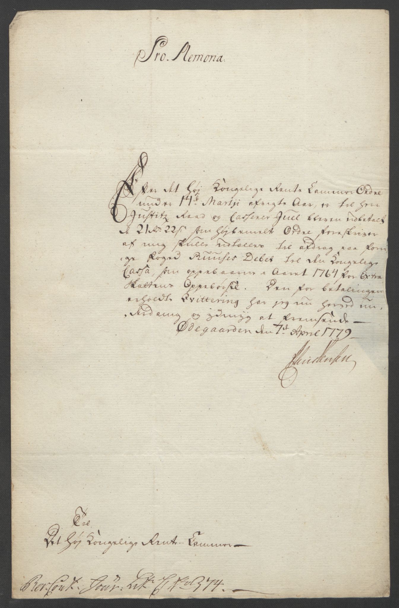 Rentekammeret inntil 1814, Reviderte regnskaper, Fogderegnskap, AV/RA-EA-4092/R14/L0959: Ekstraskatten Solør og Odal, 1763-1770, s. 402