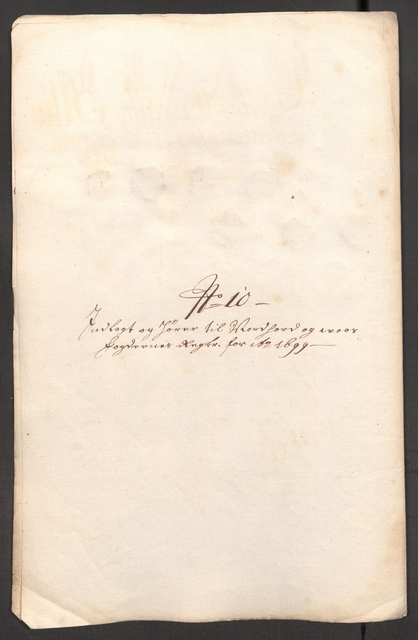 Rentekammeret inntil 1814, Reviderte regnskaper, Fogderegnskap, AV/RA-EA-4092/R51/L3184: Fogderegnskap Nordhordland og Voss, 1698-1699, s. 358