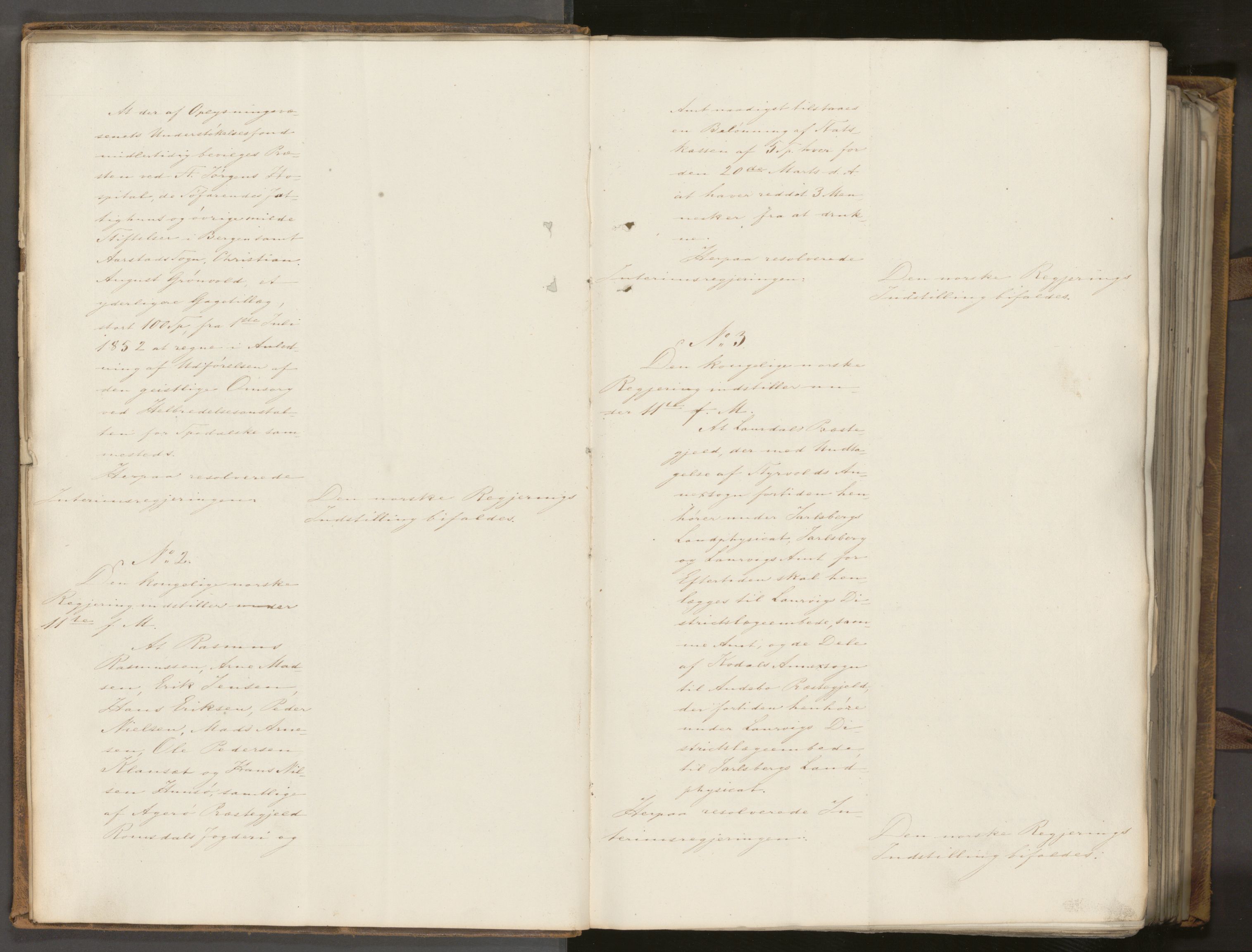 Statsrådssekretariatet, AV/RA-S-1001/A/Ab/L0077: Kgl. res. 1. halvår, 1853