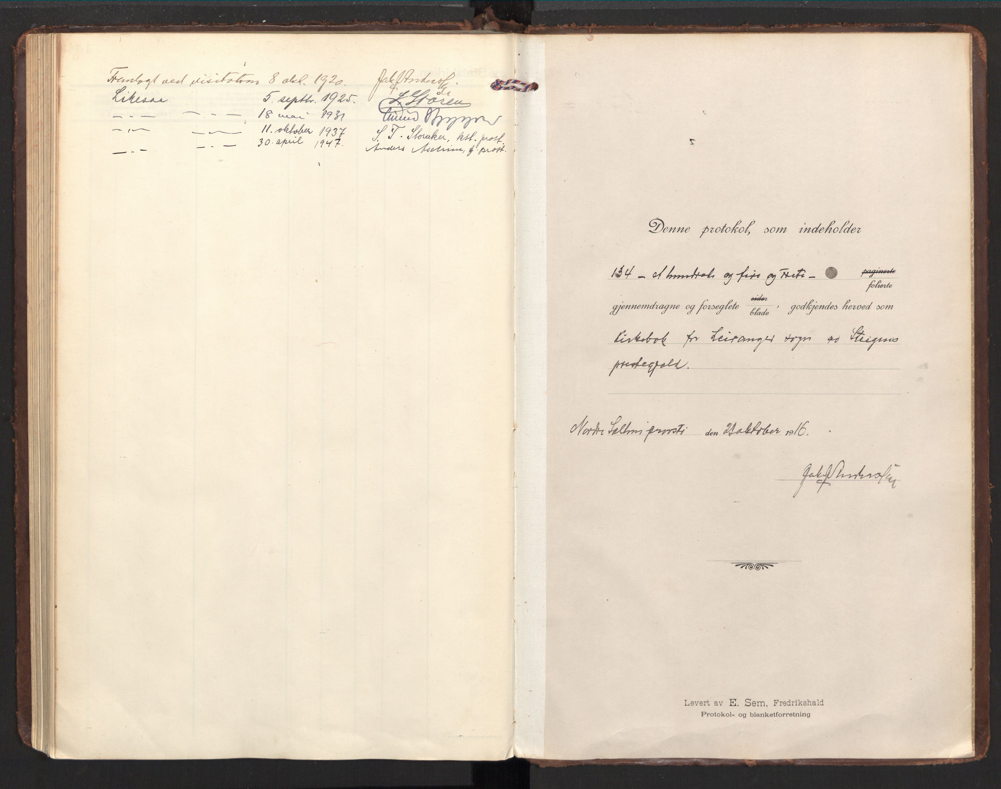 Ministerialprotokoller, klokkerbøker og fødselsregistre - Nordland, AV/SAT-A-1459/857/L0825: Ministerialbok nr. 857A05, 1917-1946