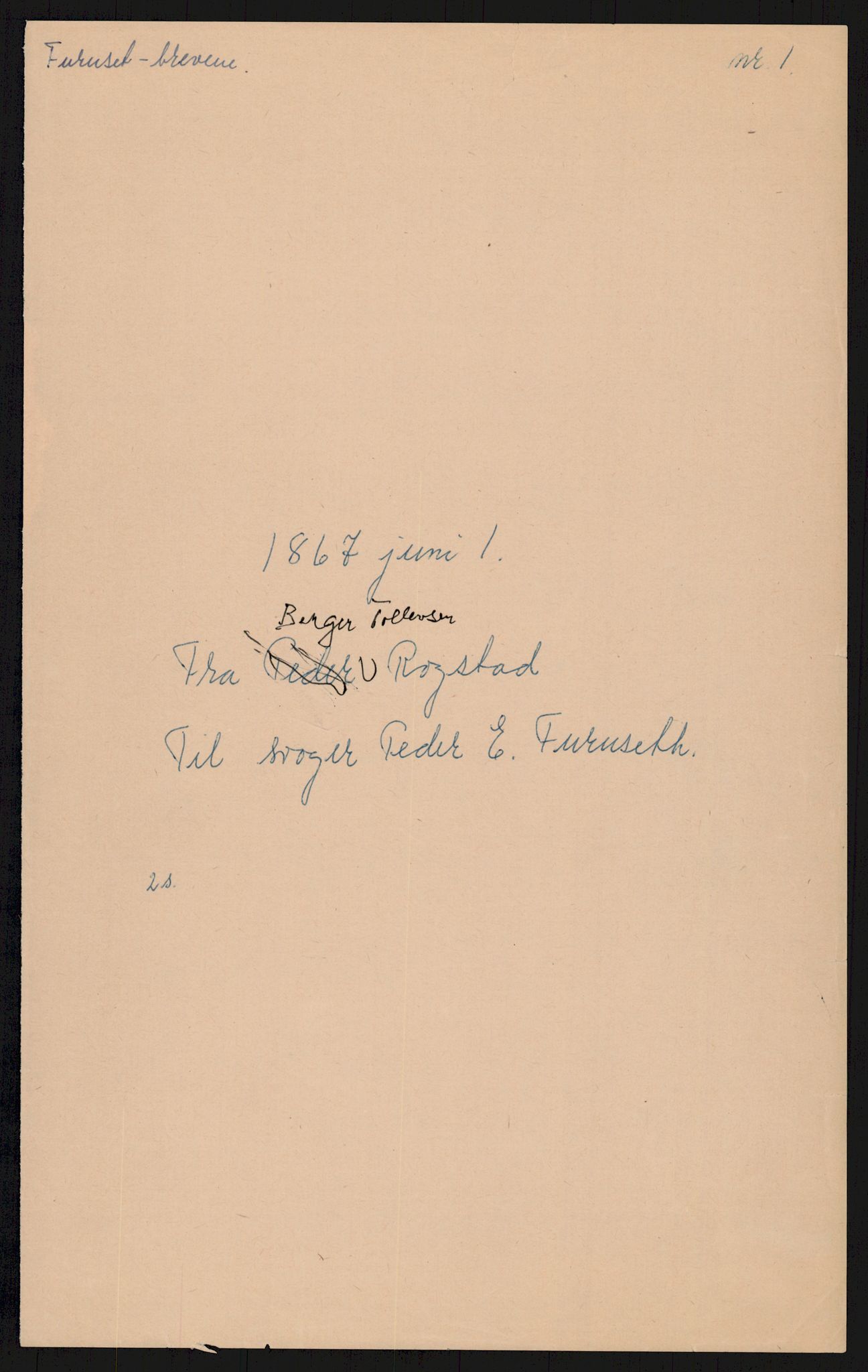 Samlinger til kildeutgivelse, Amerikabrevene, AV/RA-EA-4057/F/L0007: Innlån fra Hedmark: Berg - Furusetbrevene, 1838-1914, s. 435