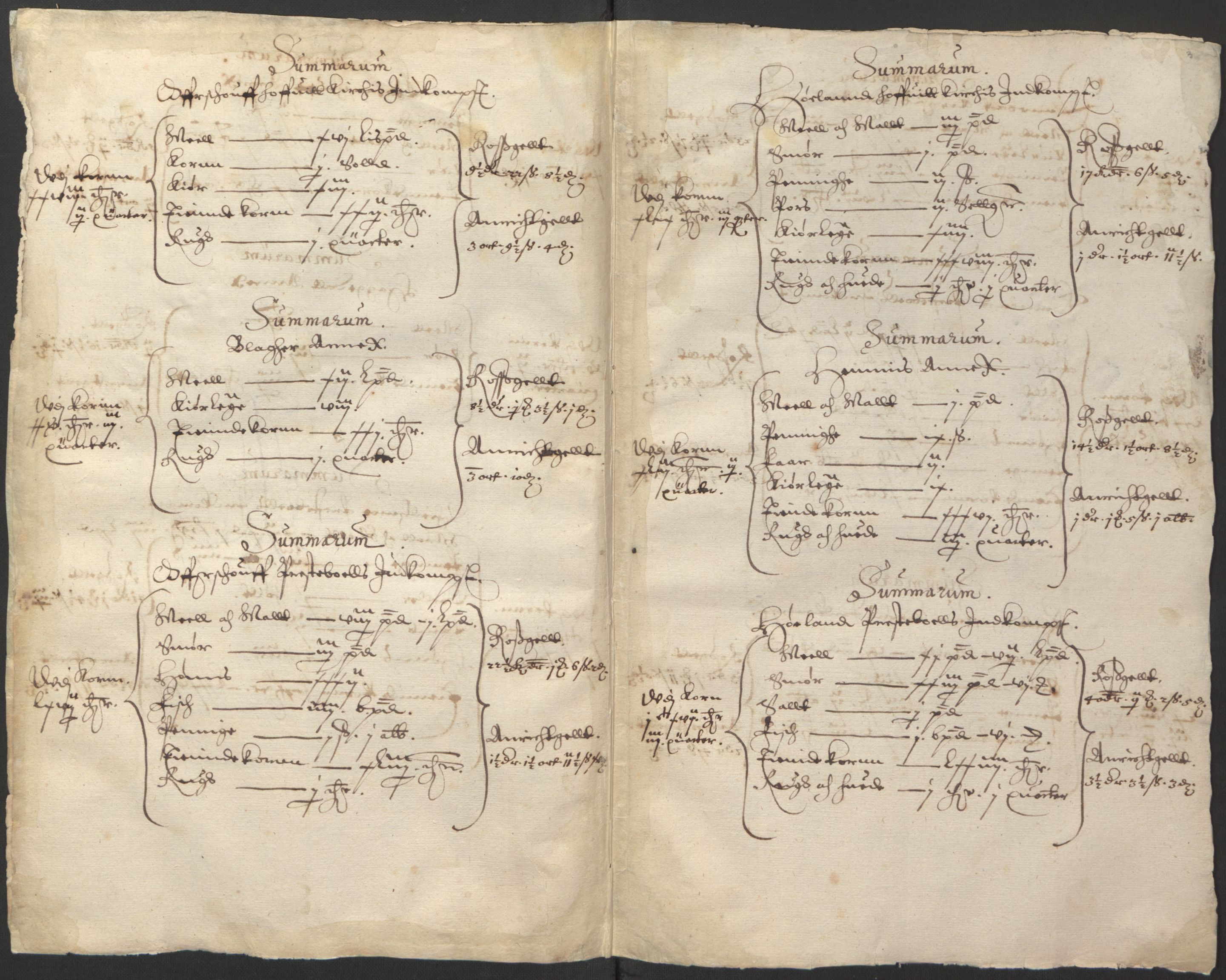 Stattholderembetet 1572-1771, AV/RA-EA-2870/Ek/L0014/0001: Jordebøker til utlikning av rosstjeneste 1624-1626: / Kirke- og prestebolsinntekter i Oslo og Hamar bispedømme, 1625-1626, s. 108