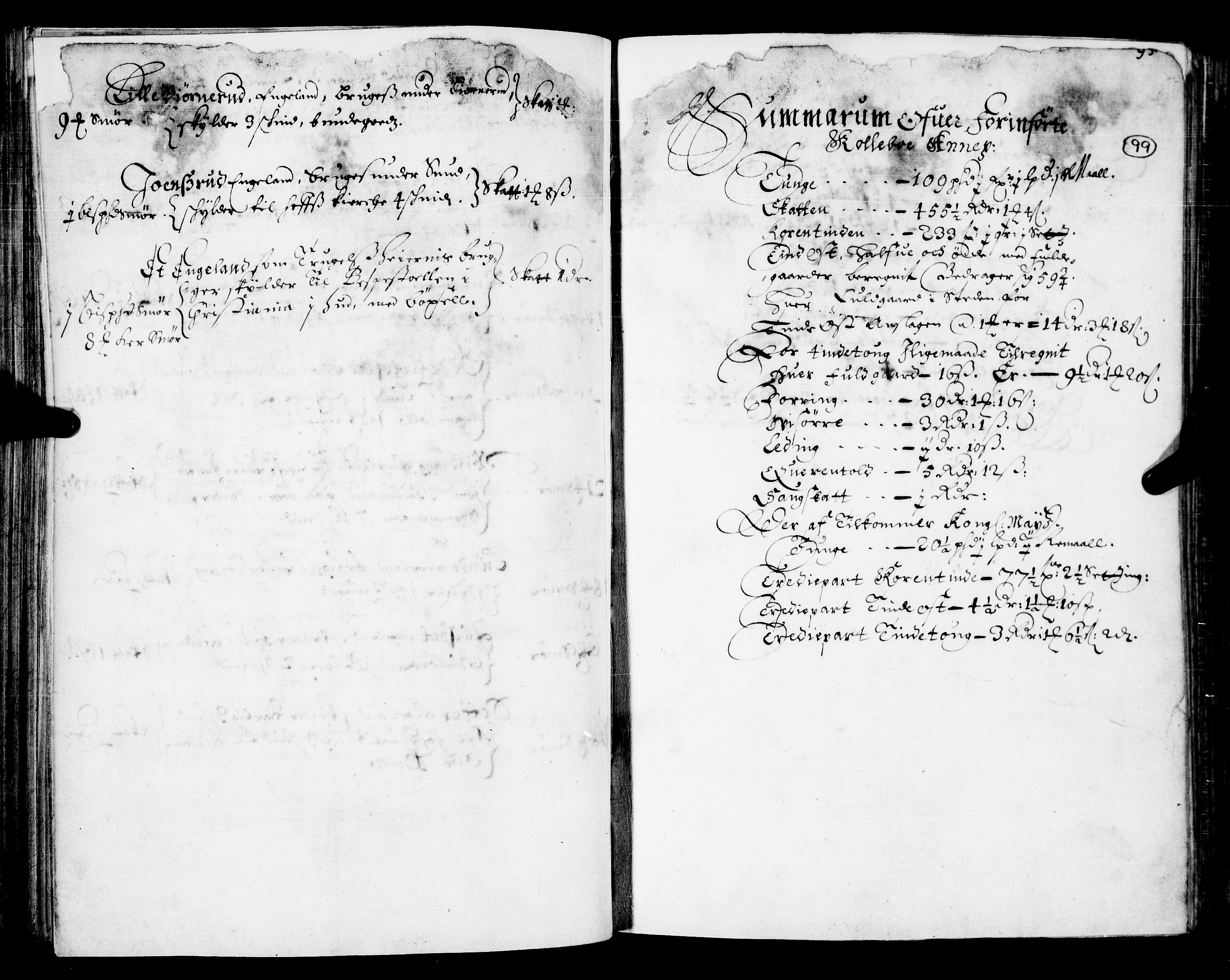 Rentekammeret inntil 1814, Realistisk ordnet avdeling, RA/EA-4070/N/Nb/Nba/L0018: Hadeland og Valdres fogderi, 3. del, 1669, s. 98b-99a