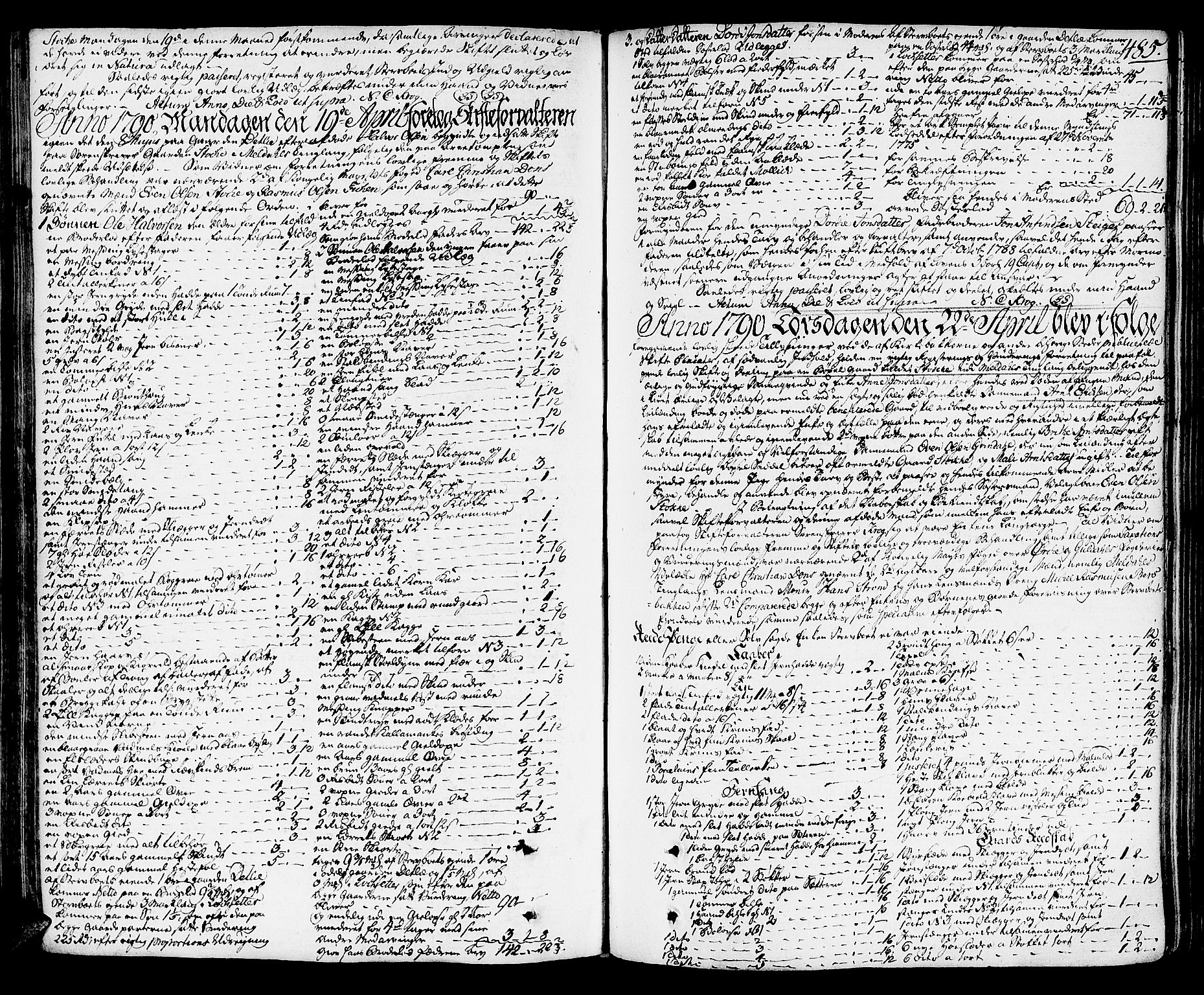 Orkdal sorenskriveri, AV/SAT-A-4169/1/3/3Aa/L0008: Skifteprotokoller, 1782-1796, s. 484b-485a