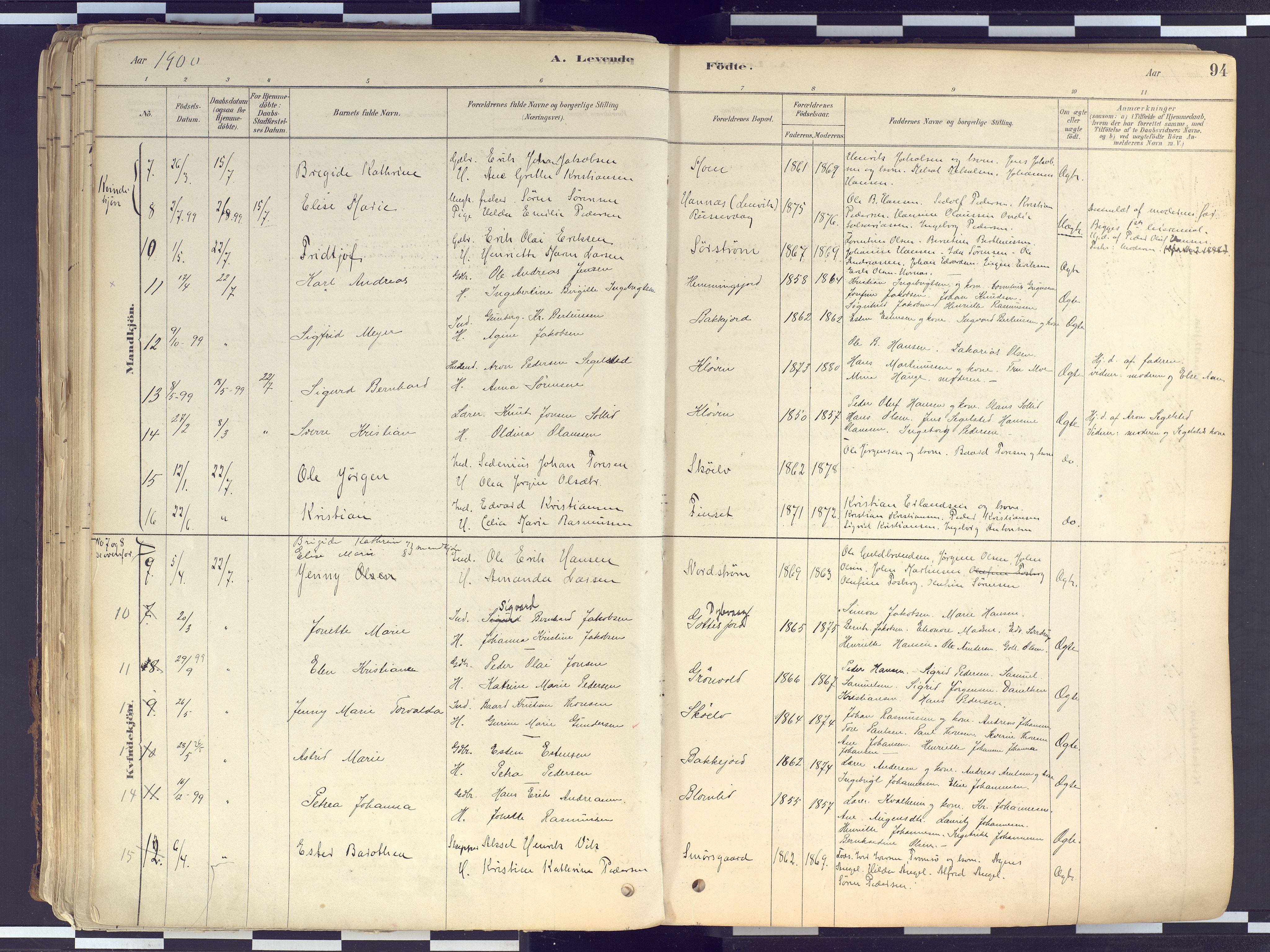 Tranøy sokneprestkontor, AV/SATØ-S-1313/I/Ia/Iaa/L0010kirke: Ministerialbok nr. 10, 1878-1904, s. 94