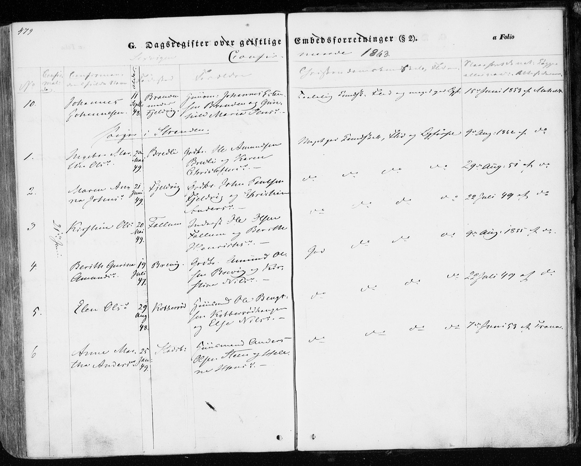 Ministerialprotokoller, klokkerbøker og fødselsregistre - Nord-Trøndelag, AV/SAT-A-1458/701/L0008: Ministerialbok nr. 701A08 /1, 1854-1863, s. 479