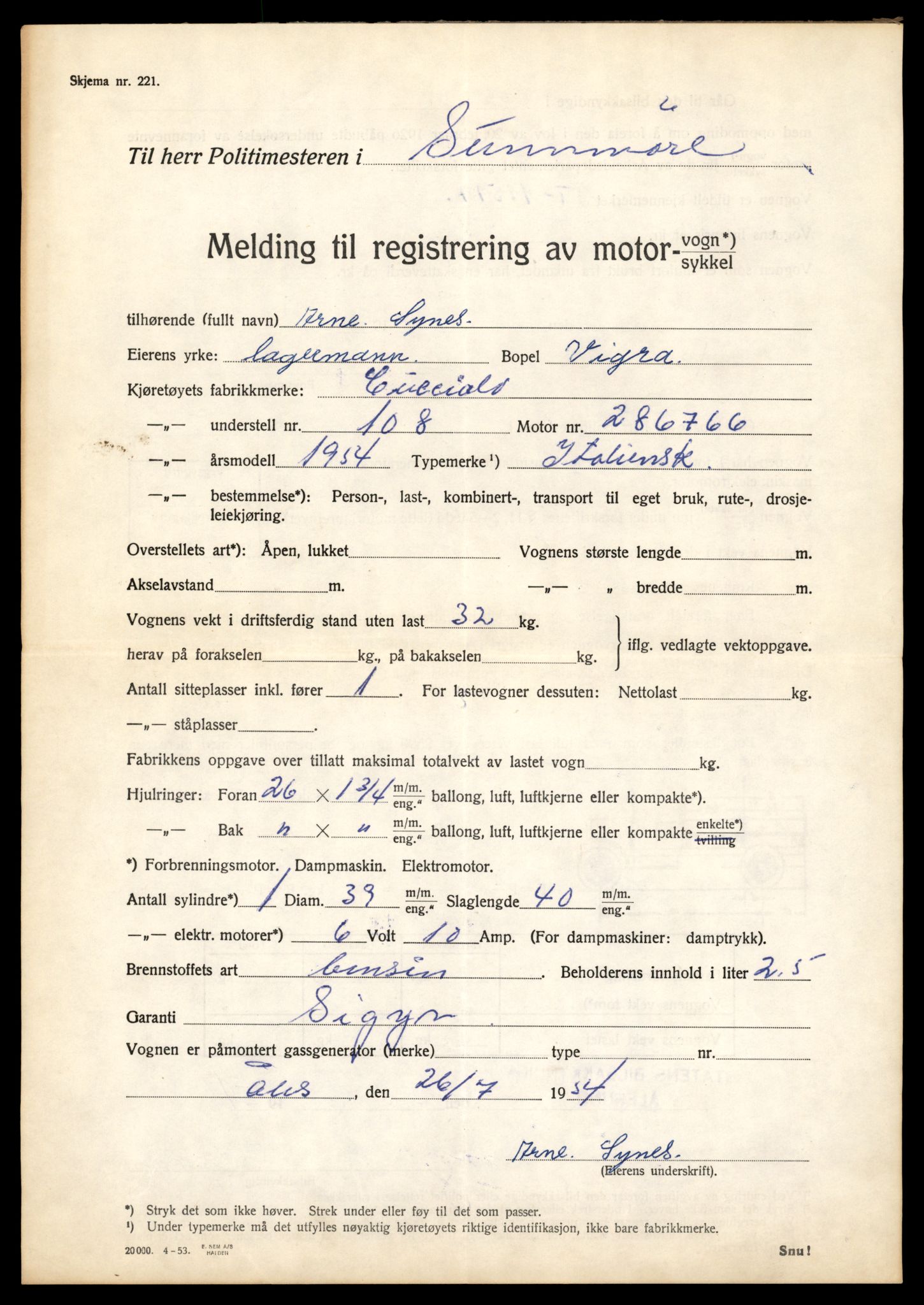 Møre og Romsdal vegkontor - Ålesund trafikkstasjon, AV/SAT-A-4099/F/Fe/L0029: Registreringskort for kjøretøy T 11430 - T 11619, 1927-1998, s. 1593