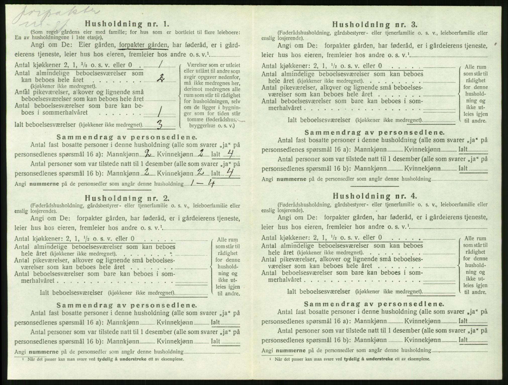 SAT, Folketelling 1920 for 1522 Hjørundfjord herred, 1920, s. 164