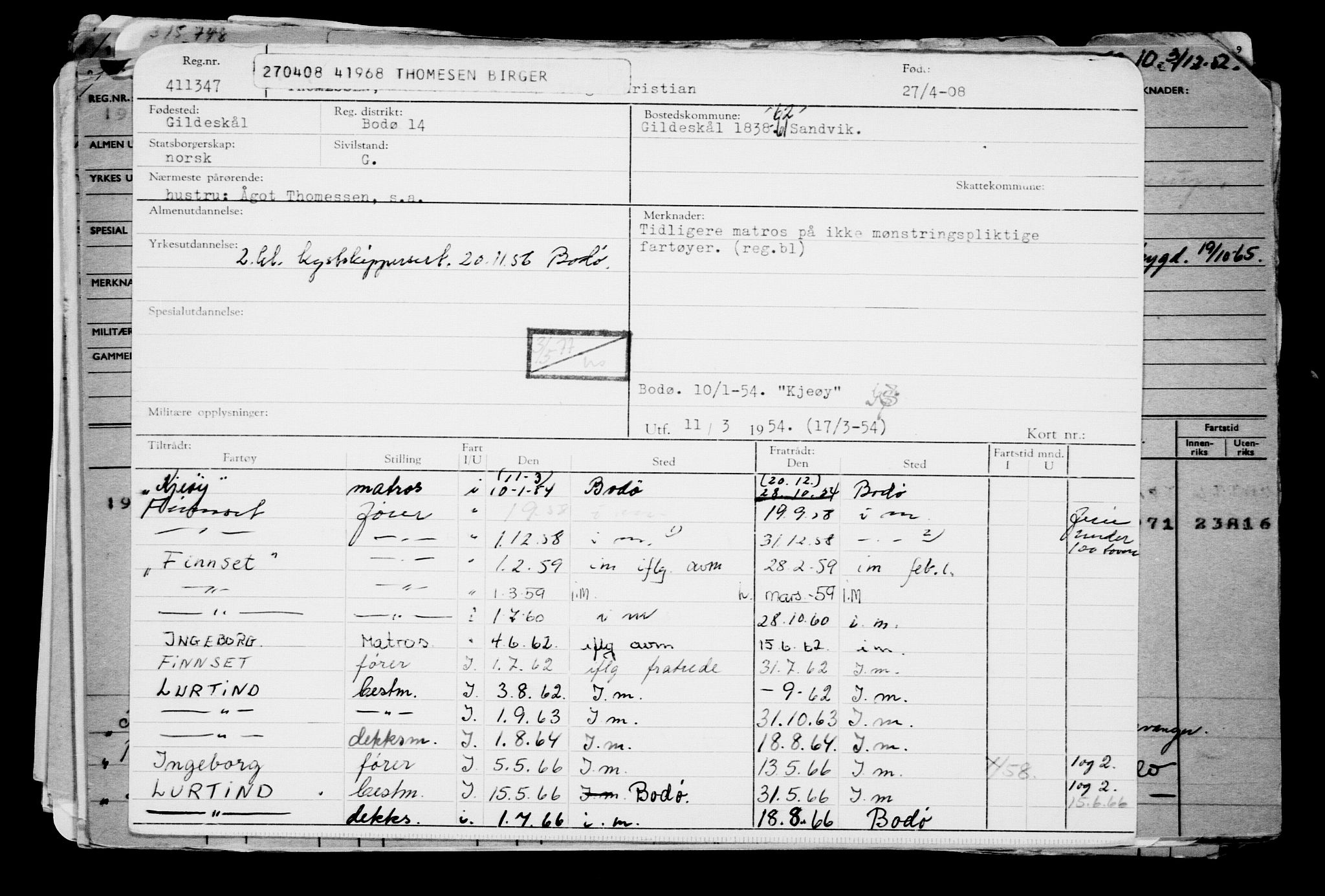 Direktoratet for sjømenn, AV/RA-S-3545/G/Gb/L0076: Hovedkort, 1908, s. 696