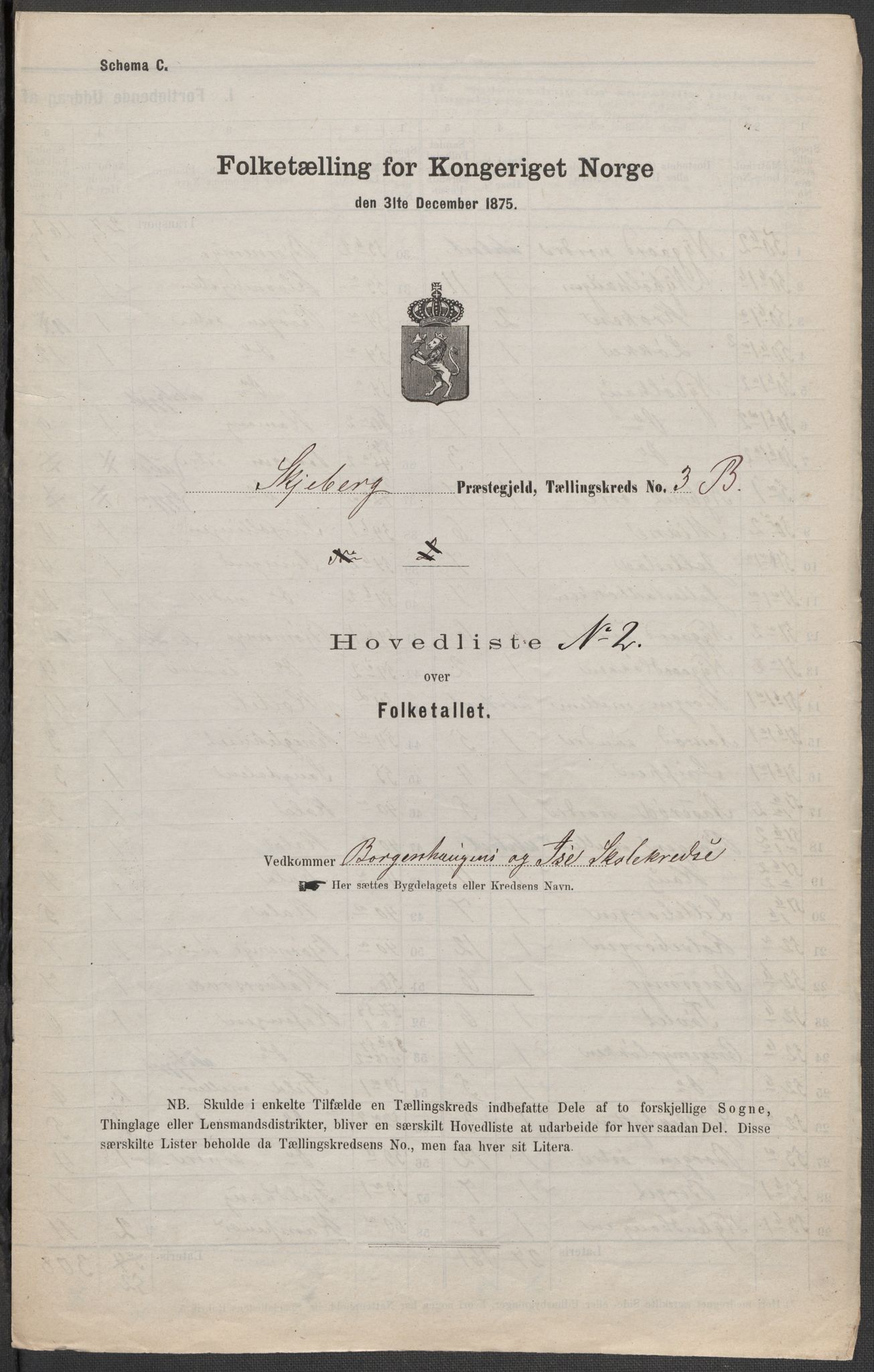 RA, Folketelling 1875 for 0115P Skjeberg prestegjeld, 1875, s. 10