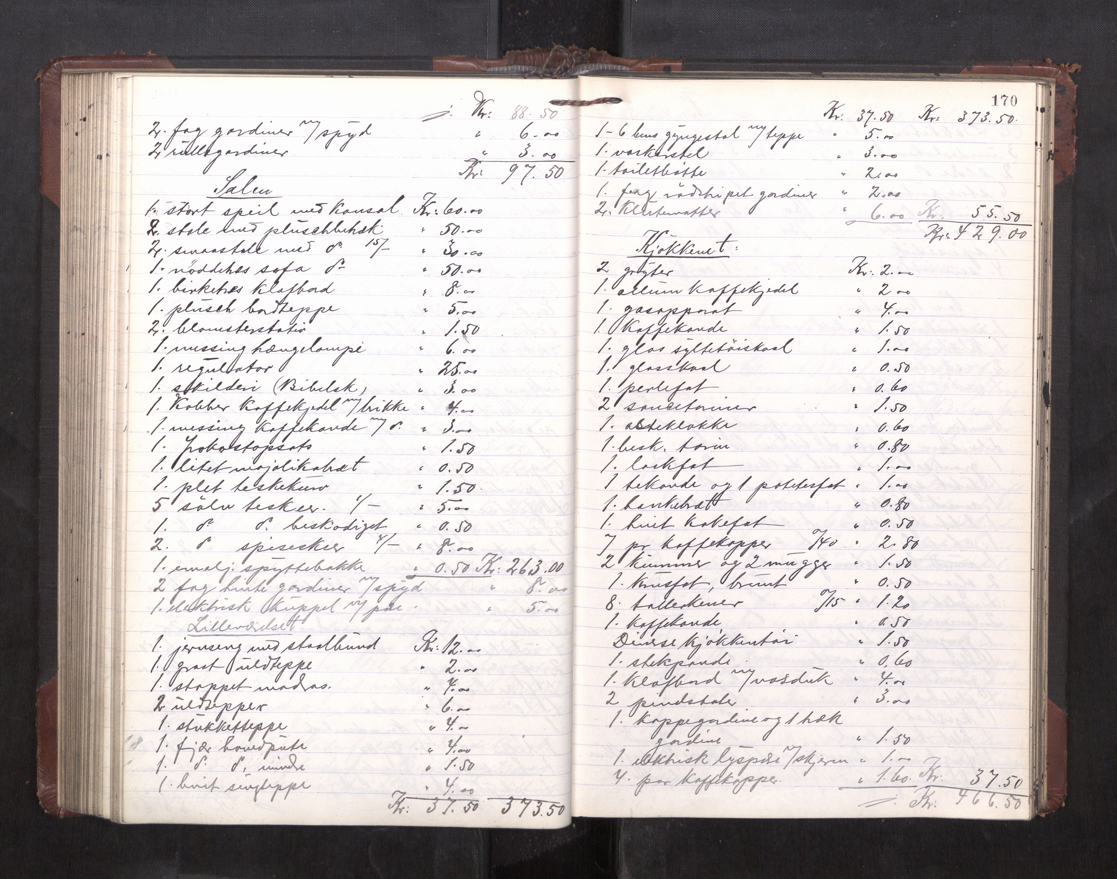 Trondheim byfogd, AV/SAT-A-0003/1/3/3C/L0036: Skifteregistreringsprotokoll - 14/4-24/9. (u/ register), 1915-1918, s. 170