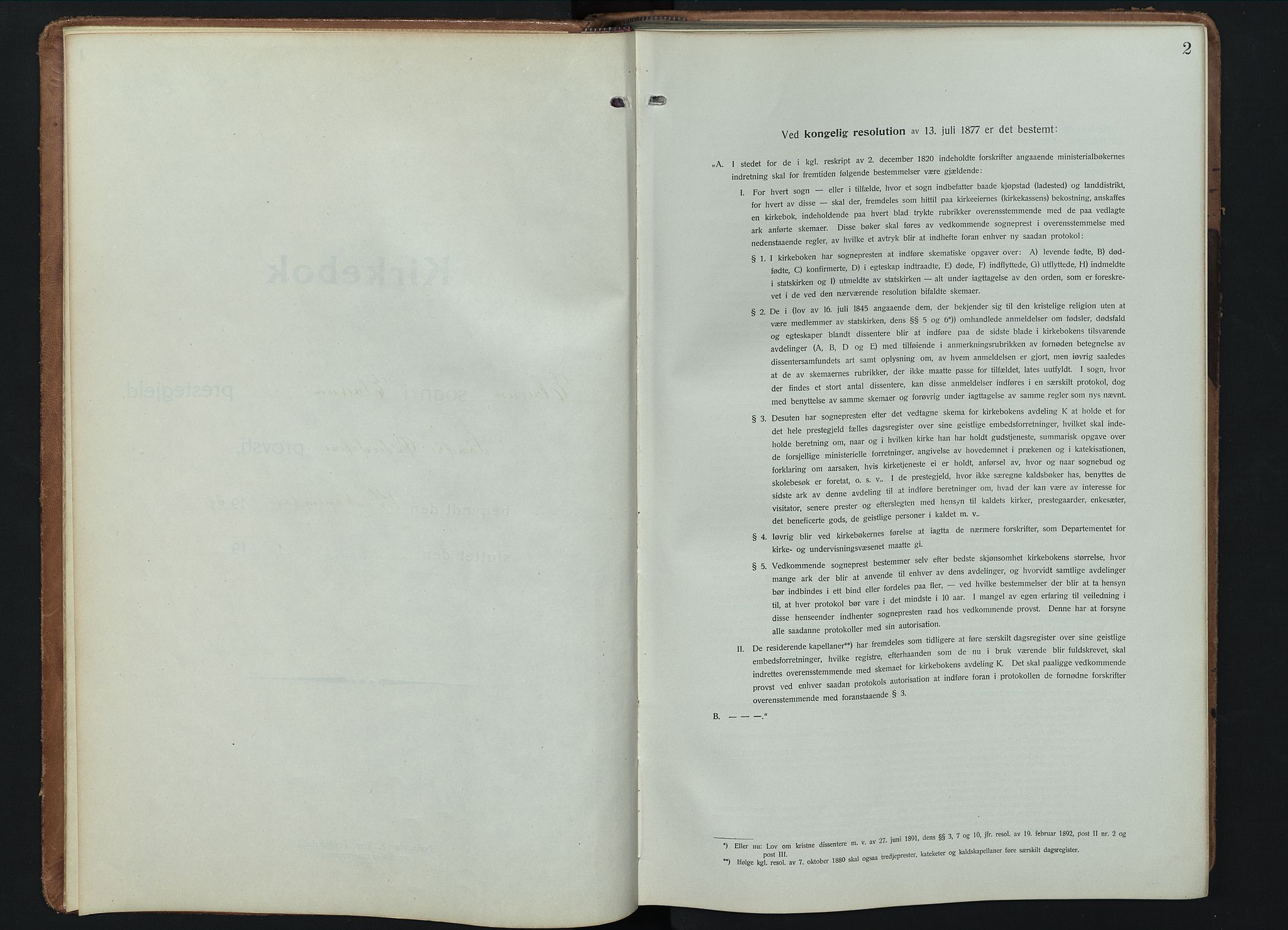 Elverum prestekontor, SAH/PREST-044/H/Ha/Hab/L0015: Klokkerbok nr. 15, 1922-1945, s. 2