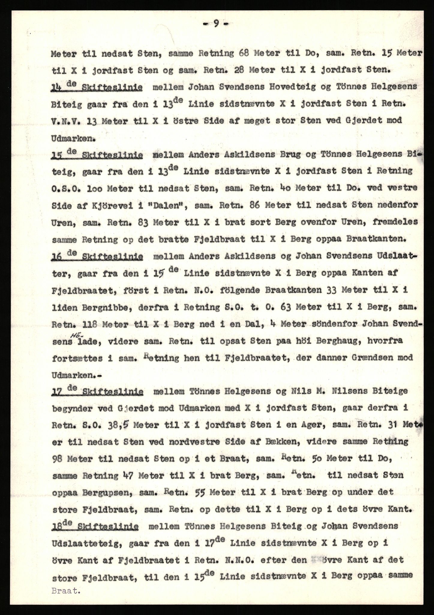 Statsarkivet i Stavanger, SAST/A-101971/03/Y/Yj/L0058: Avskrifter sortert etter gårdsnavn: Meling i Håland - Mjølsnes øvre, 1750-1930, s. 457