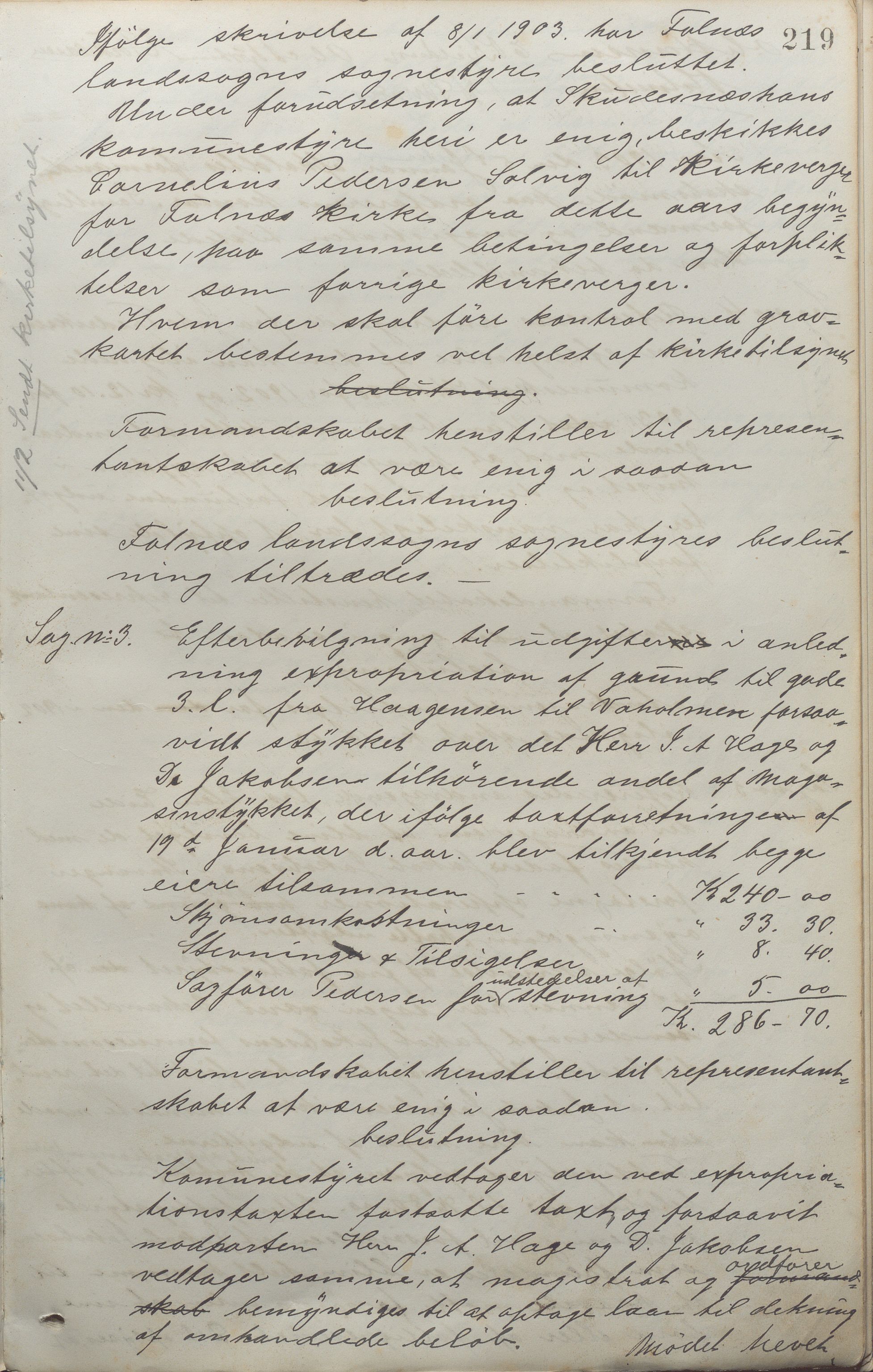 Skudeneshavn kommune - Formannskapet, IKAR/A-361/Aa/L0002: Møtebok, 1881-1903, s. 219a