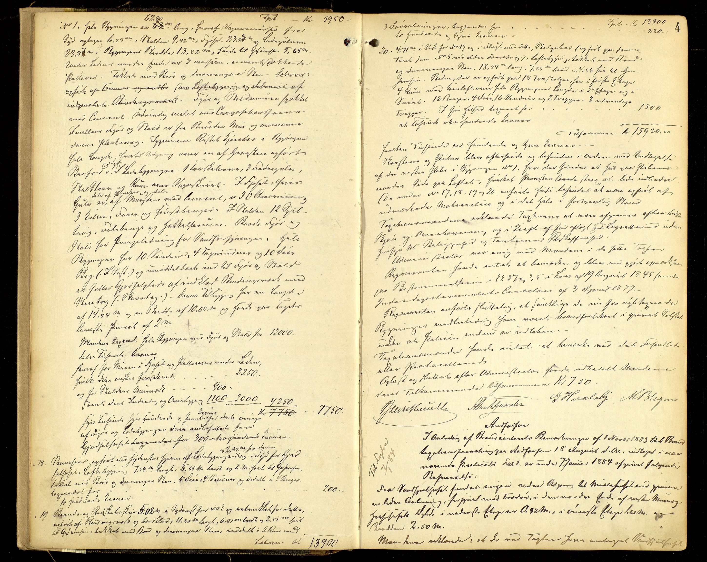 Norges Brannkasse, Brandbu, AV/SAH-NBRANB-051/F/L0001: Branntakstprotokoll, 1883-1946