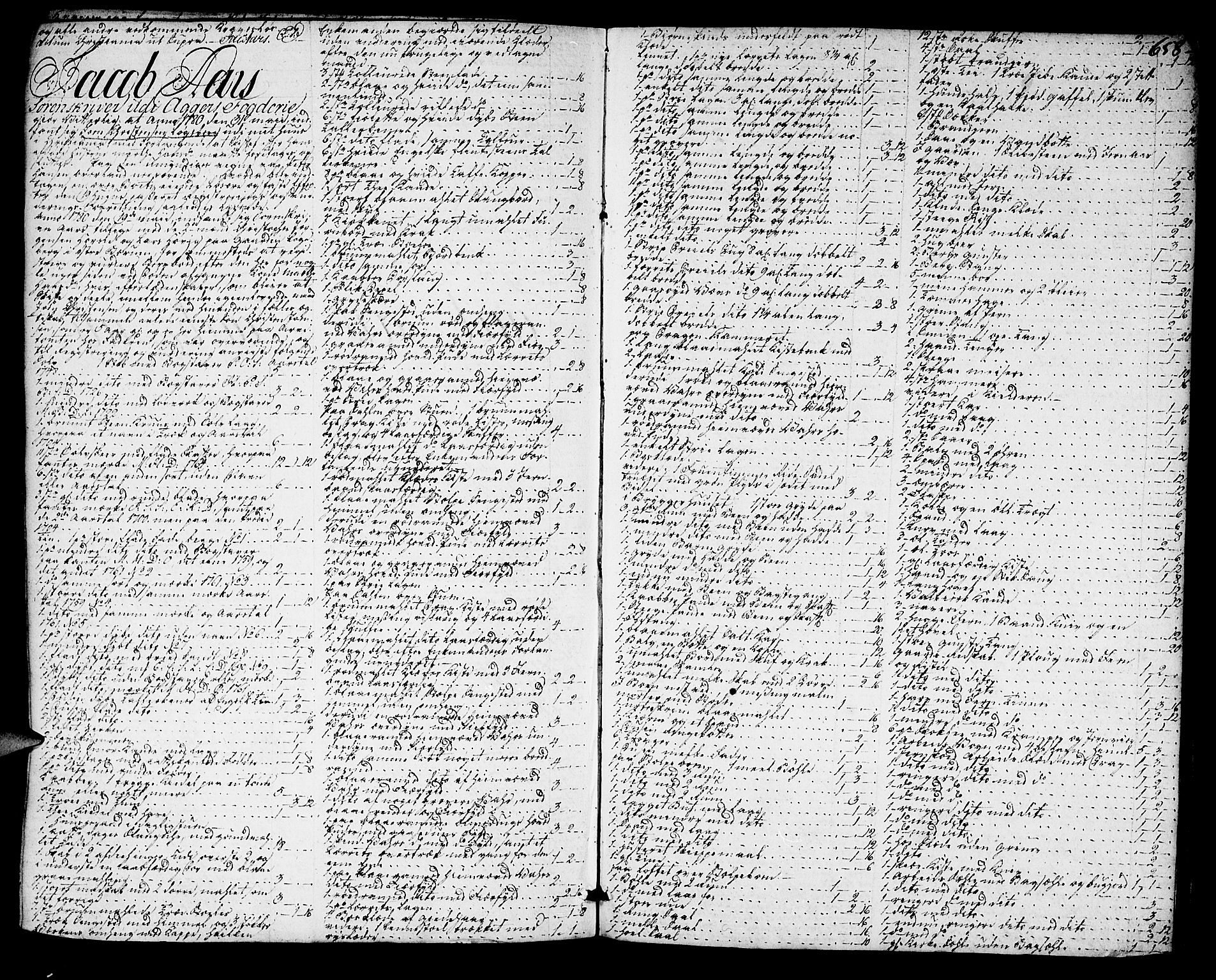 Aker sorenskriveri, AV/SAO-A-10895/H/Hb/L0013a: Skifteprotokoll, 1770-1780, s. 657b-658a