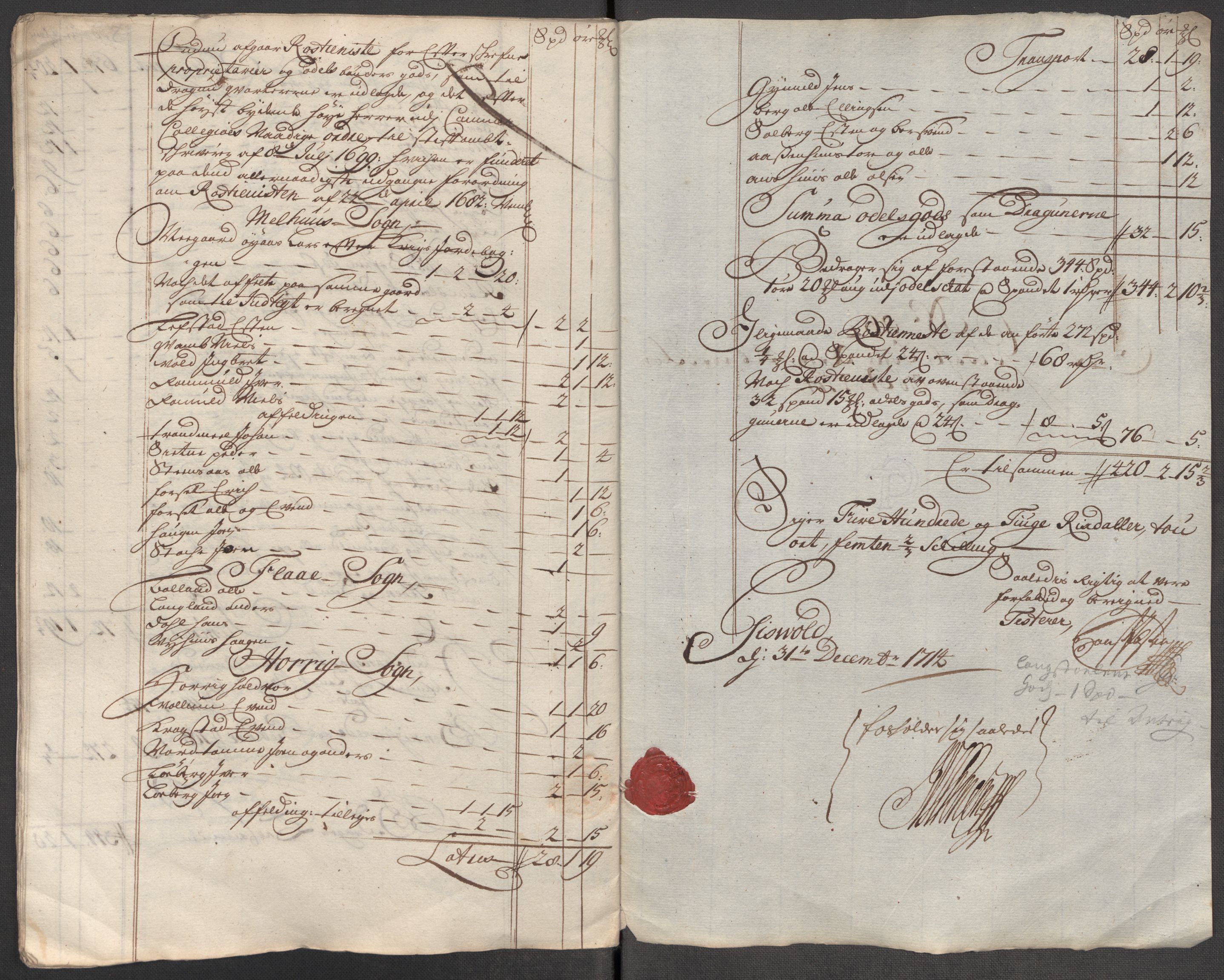 Rentekammeret inntil 1814, Reviderte regnskaper, Fogderegnskap, RA/EA-4092/R60/L3965: Fogderegnskap Orkdal og Gauldal, 1714, s. 513